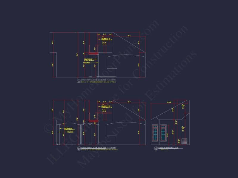 Elegant 2-Story house Plan with CAD Designs and Blueprint Features