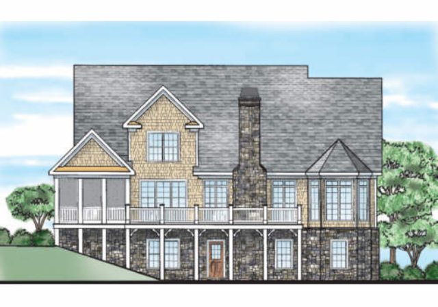 Elegant 2-Story house Plan with CAD Designs and Floor Blueprint
