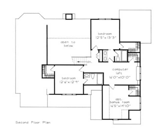 Elegant 2-Story house Plan with CAD Designs and Floor Blueprint