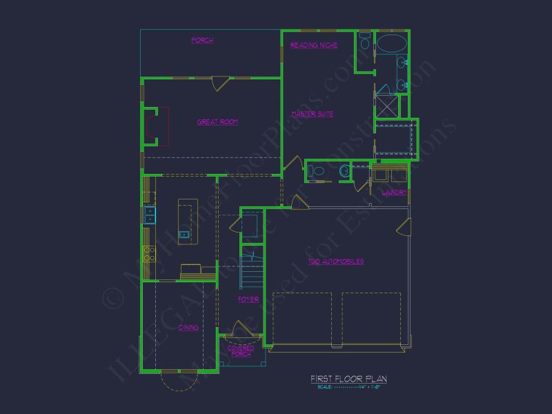 "Elegant 2-Story house Plan featuring CAD-Ready Designs"