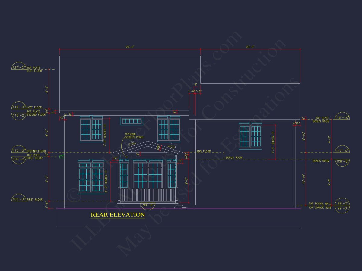 Elegant 2-Story house Plan with 2, 466 SF & CAD Designs
