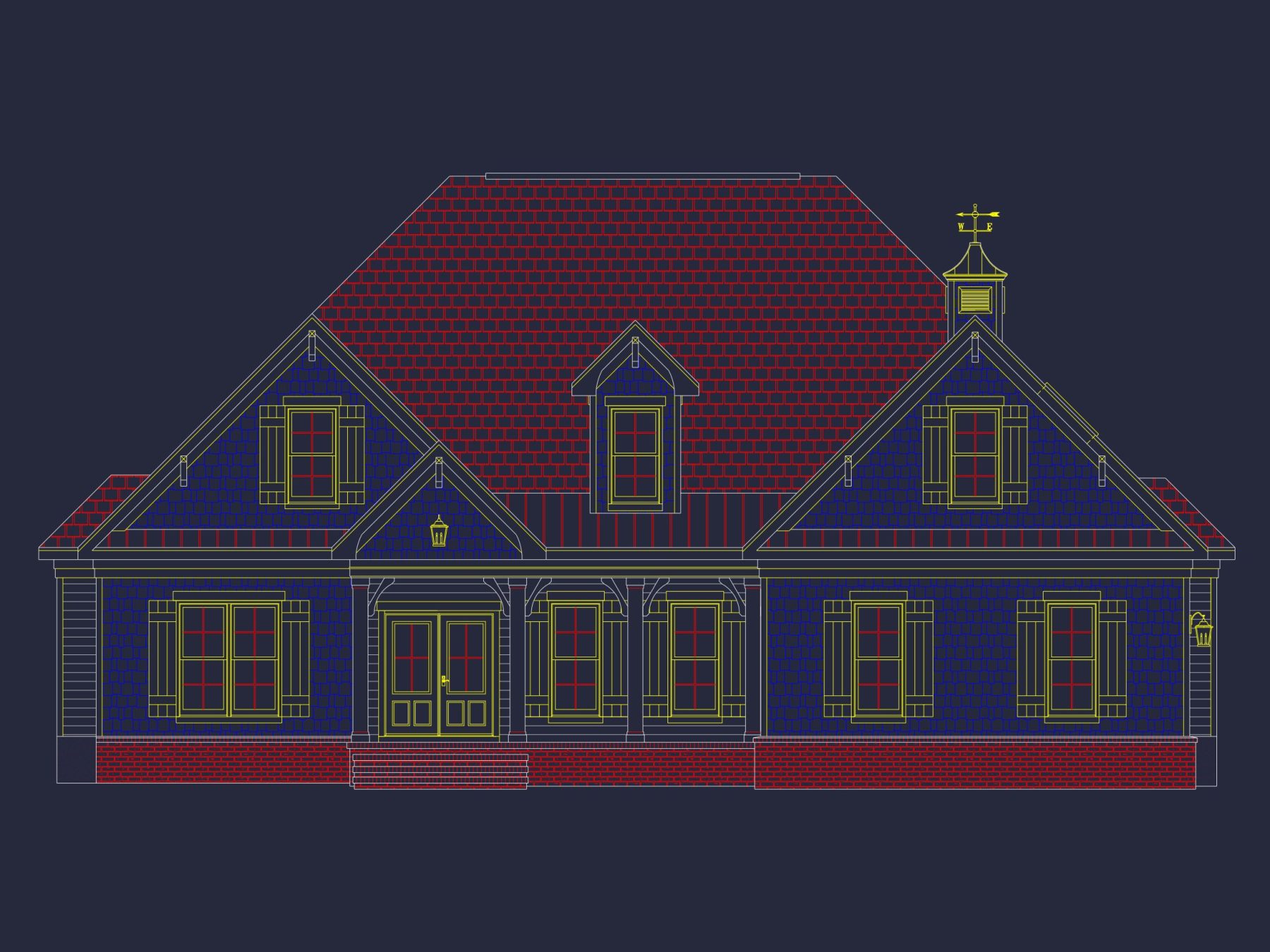 Elegant 3-Bedroom house Plan with Detailed Floor Designs