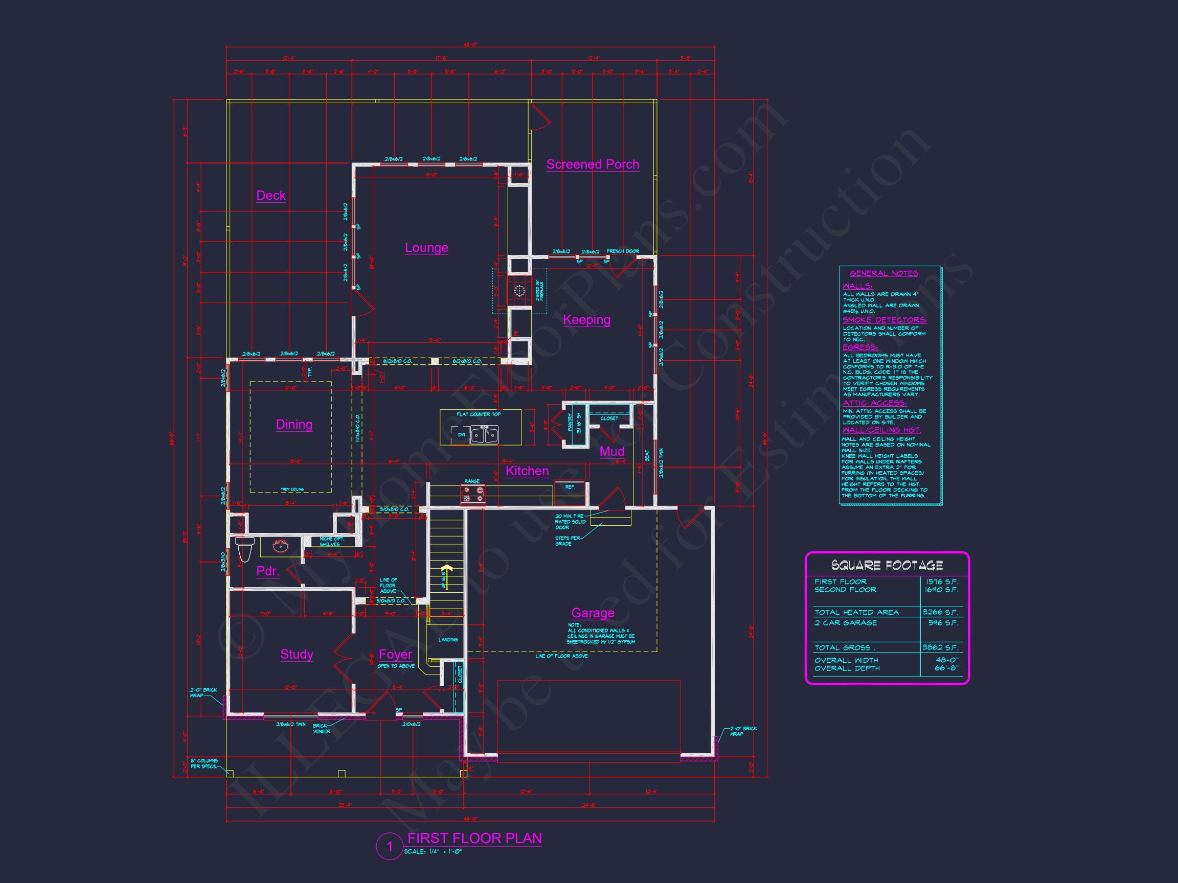 Elegant 4-Bedroom house Plan with 2 Floors and CAD Designs