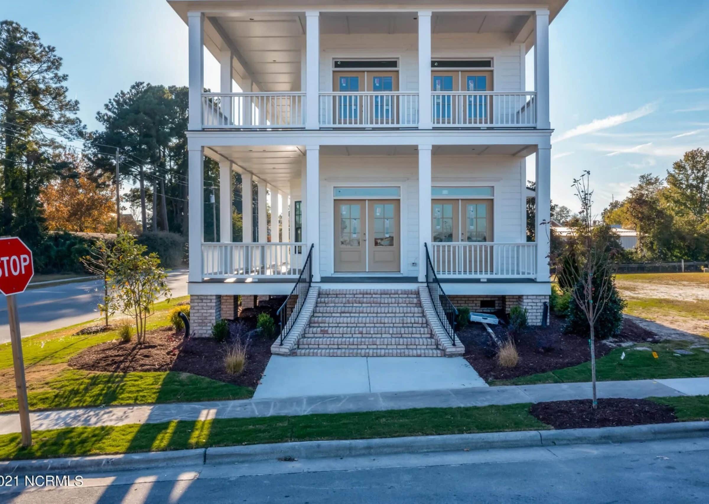 Elegant Charleston house Plan with 2-Story CAD Architecture