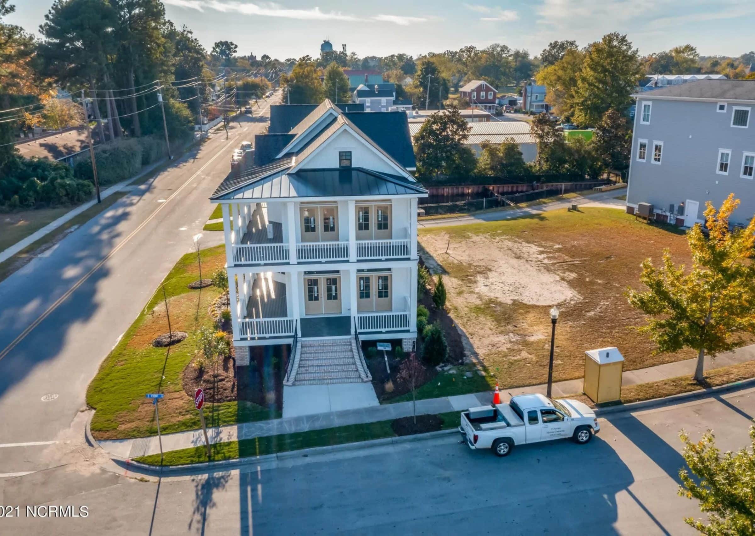 Elegant Charleston house Plan with 2-Story CAD Architecture
