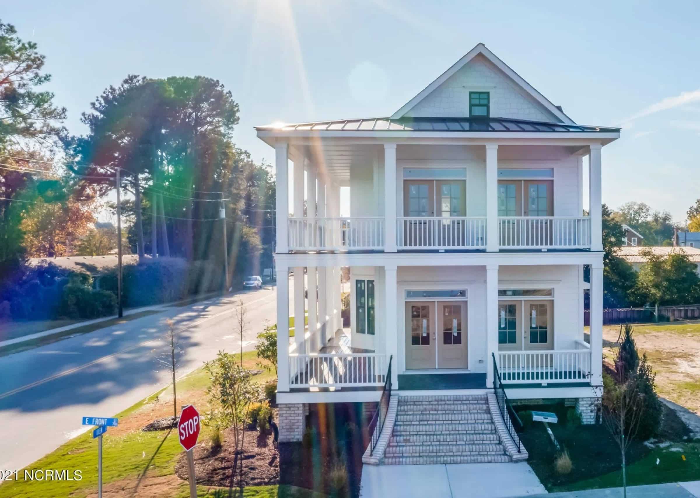 Elegant Charleston house Plan with 2-Story CAD Architecture