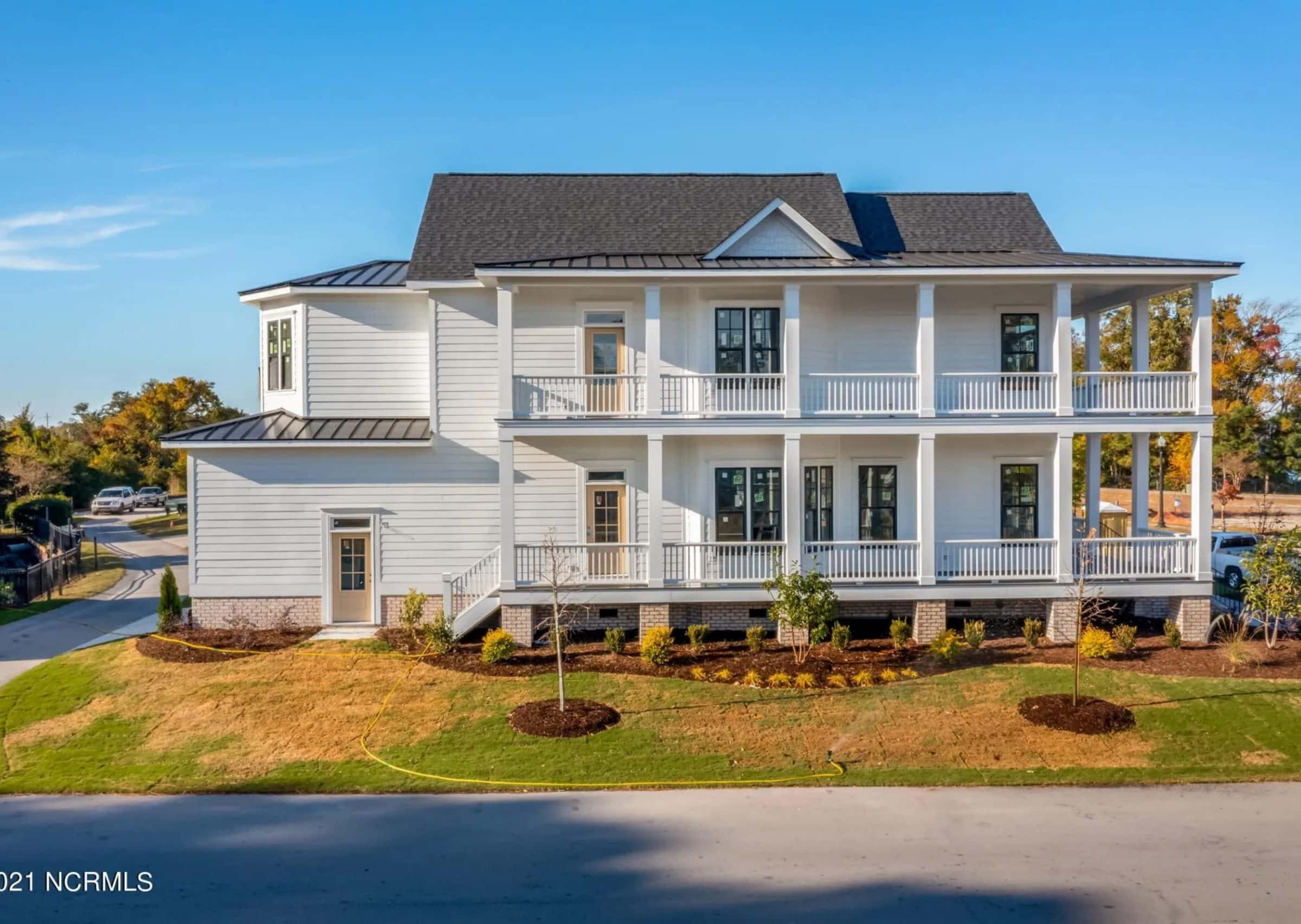Elegant Charleston house Plan with 2-Story CAD Architecture
