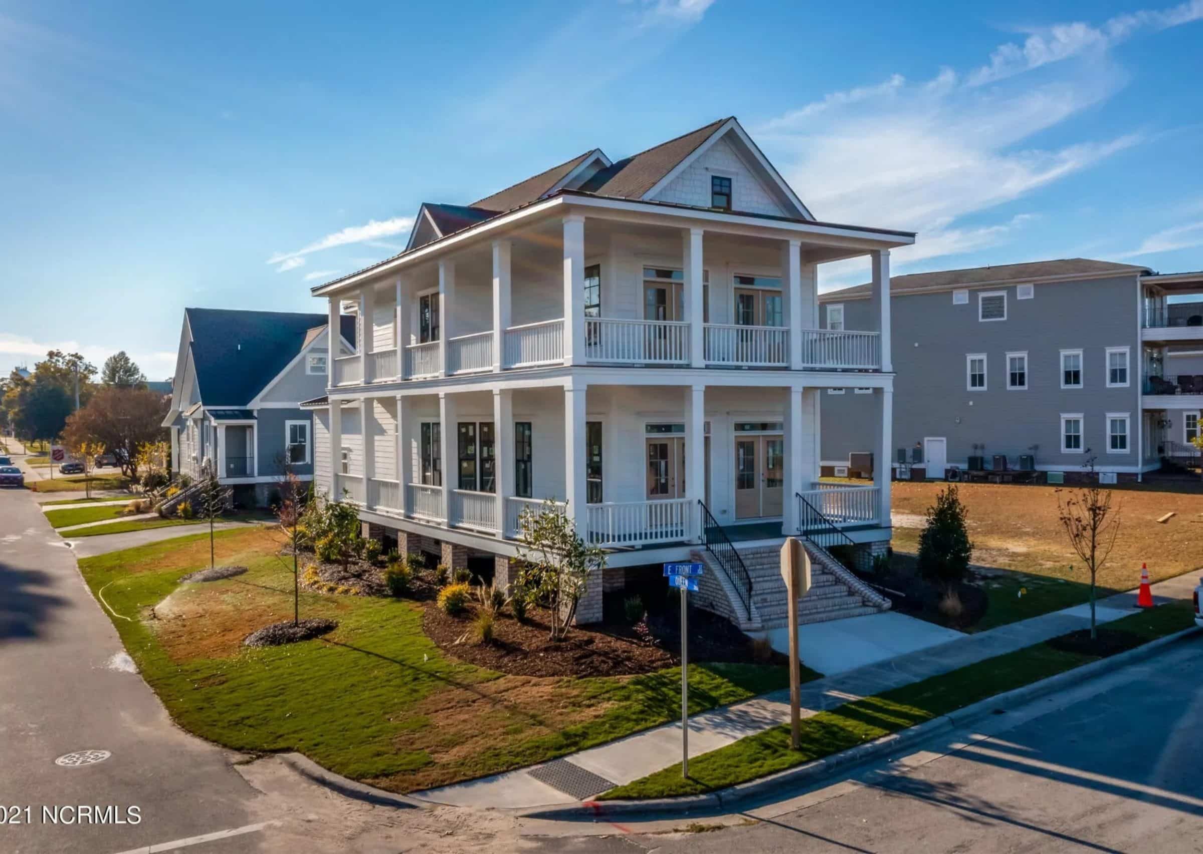 Elegant Charleston house Plan with 2-Story CAD Architecture