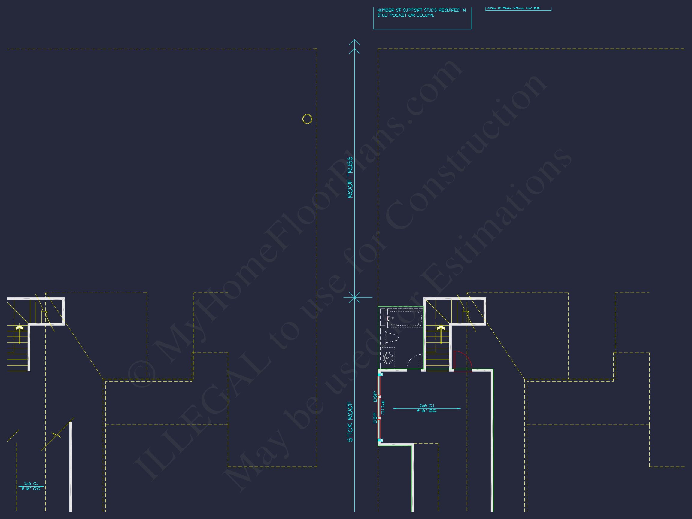 Elegant house Design Blueprint – CAD Floor Plan with Details