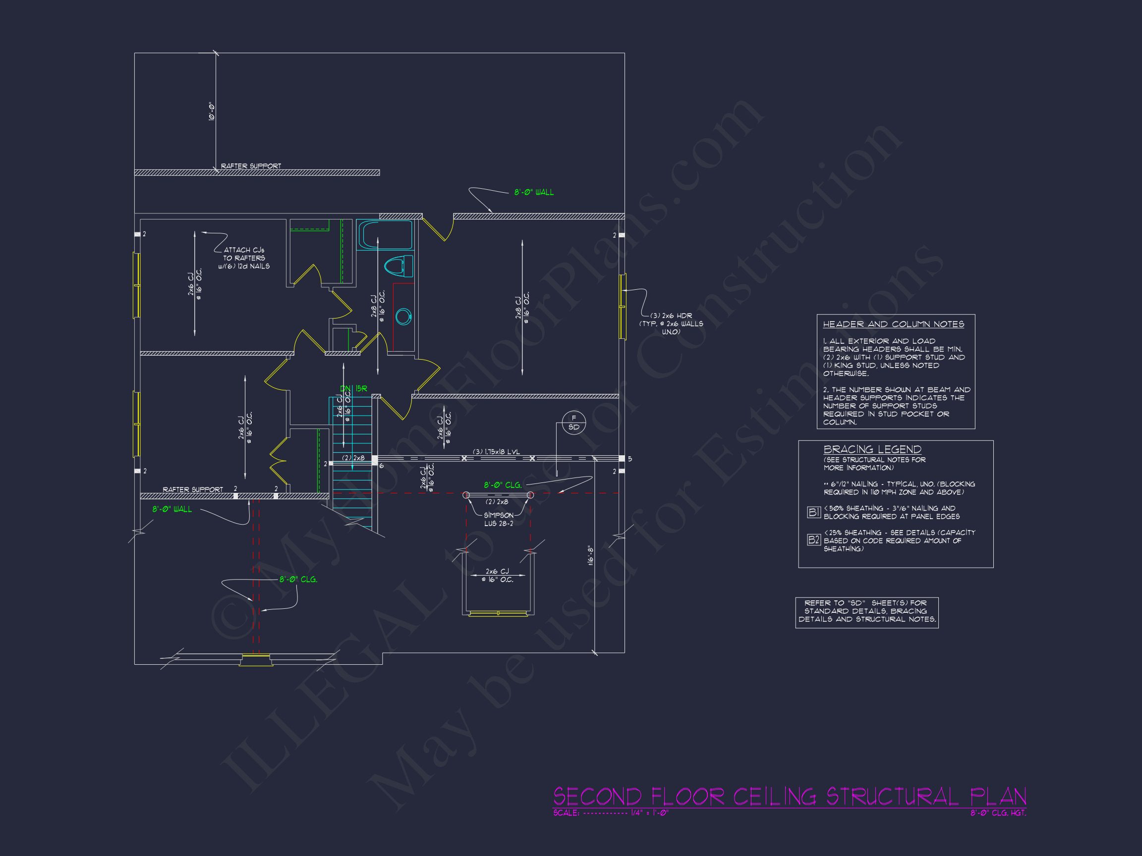 Floor Plan,CAD Blueprint for Builders