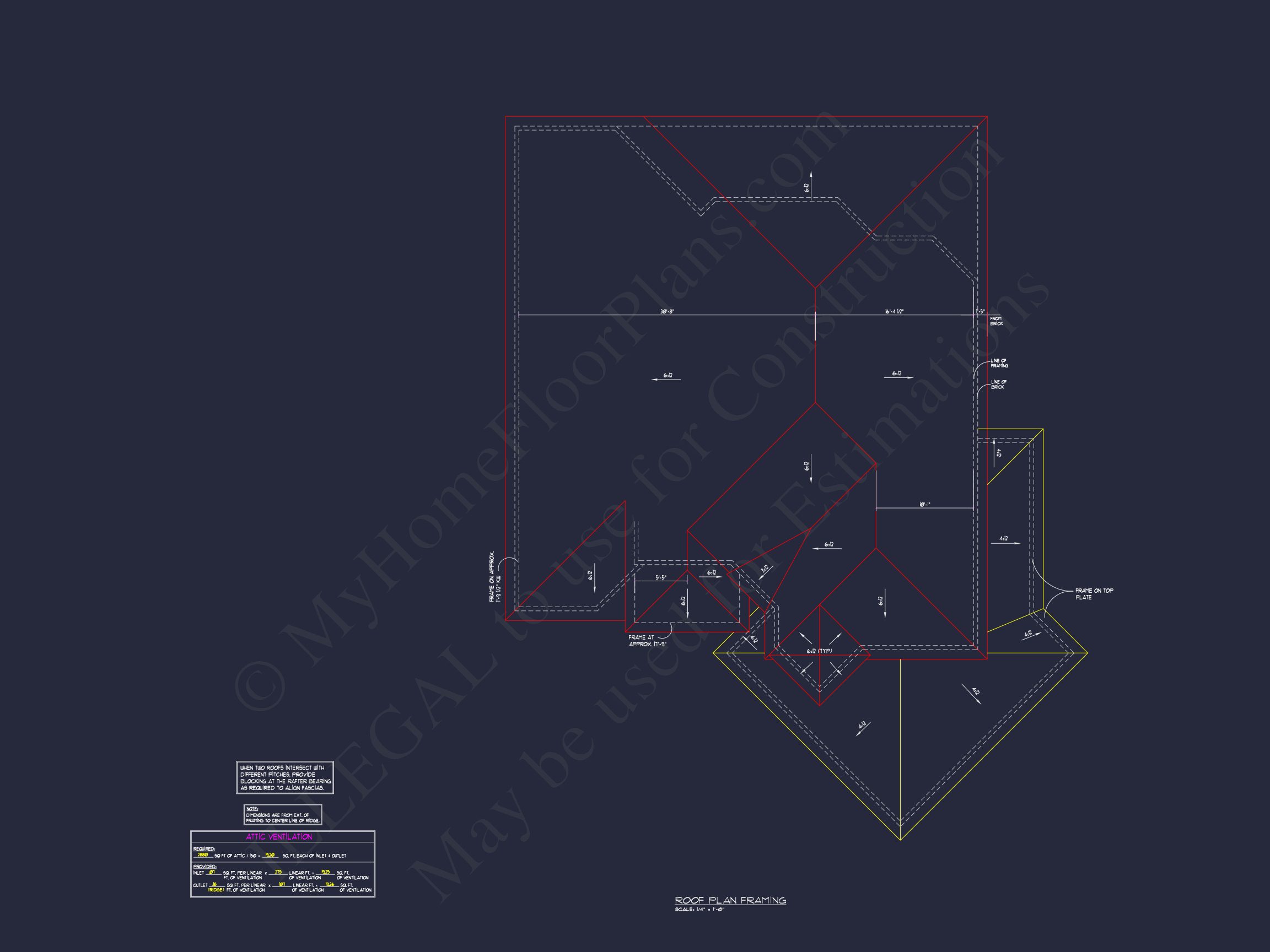 Elegant house Floor Plan with CAD Blueprint & Modern Designs