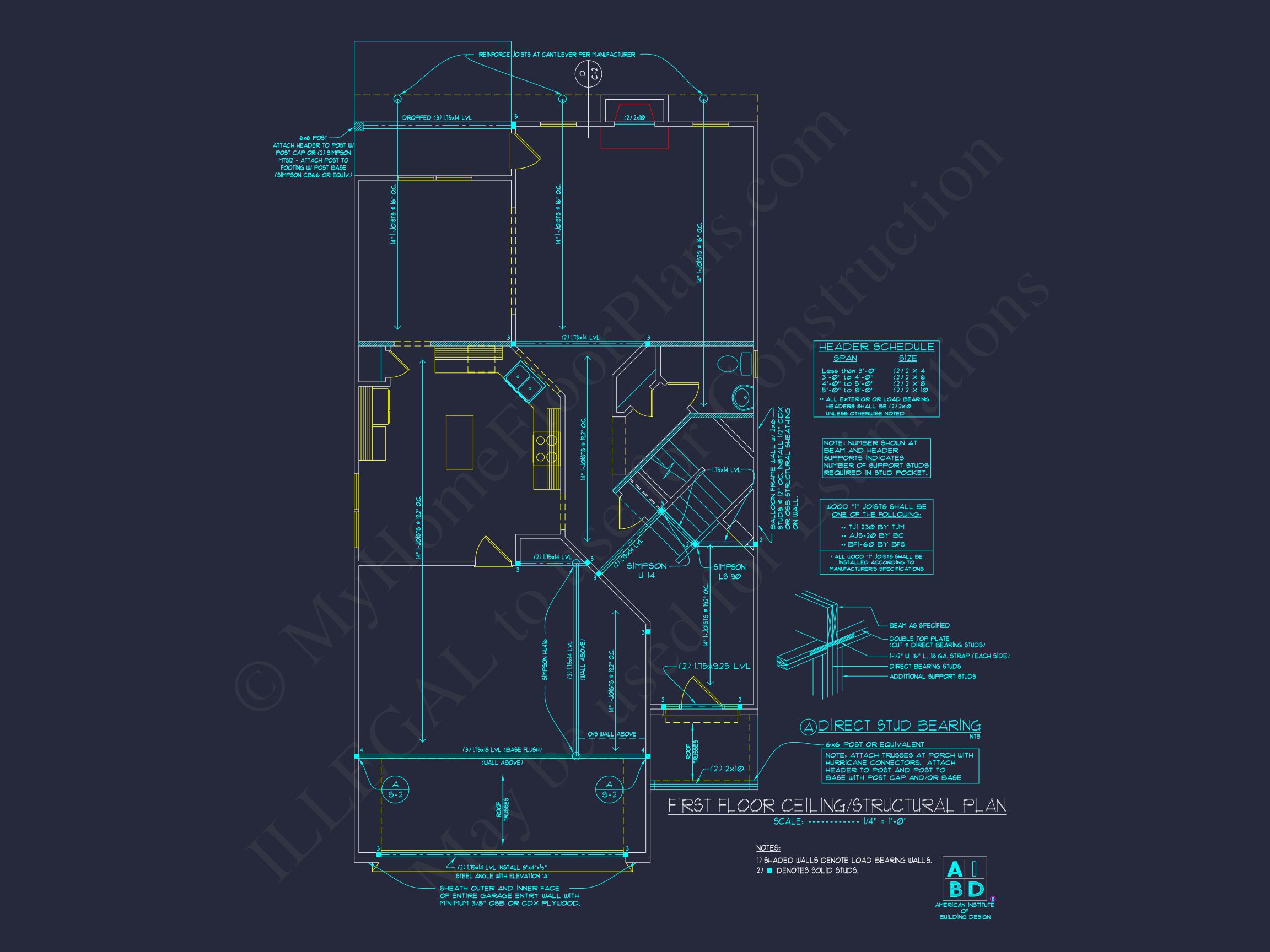 Elegant house Plan with 2 Floors and CAD Blueprint Designs