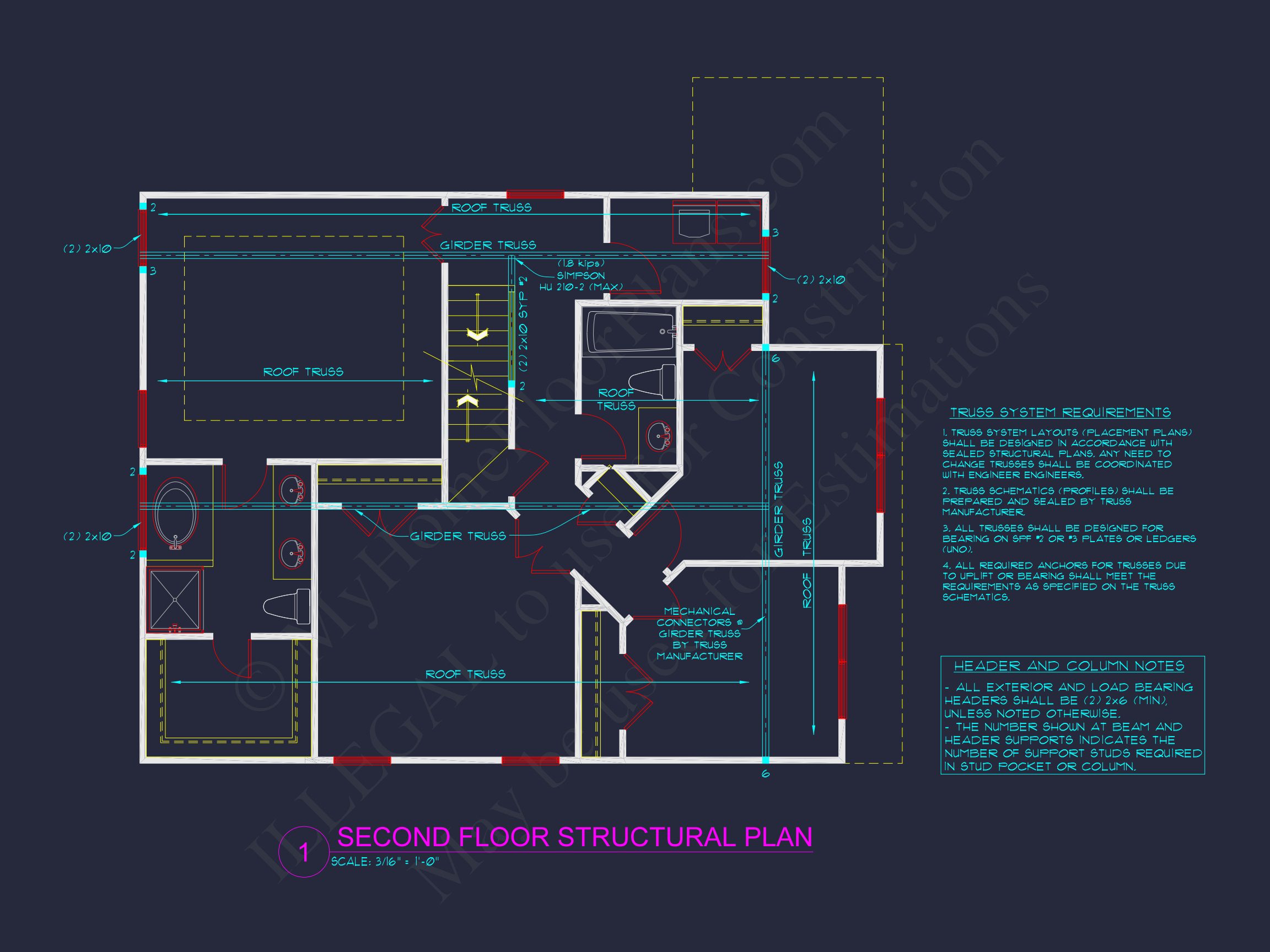 Elegant house Plan with 2 Floors,CAD Designs & Blueprint