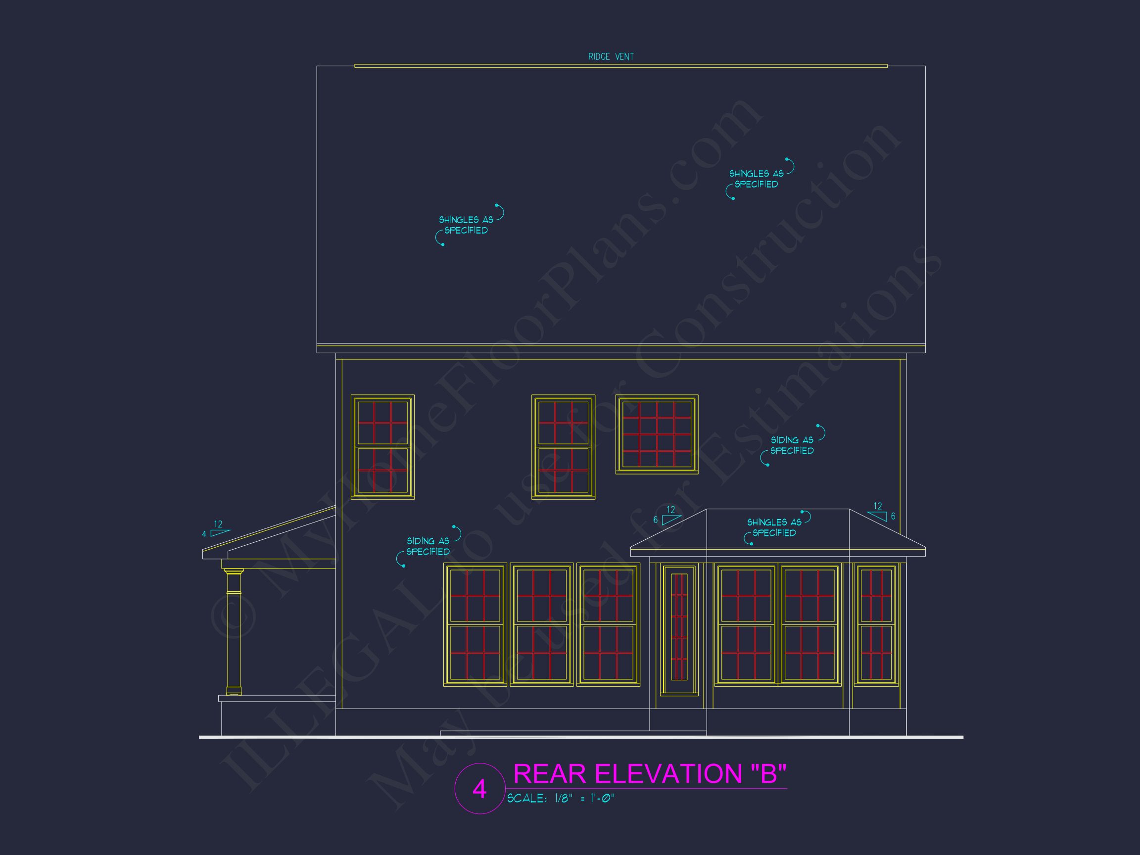 Elegant house Plan with 2 Floors,CAD Designs & Blueprint