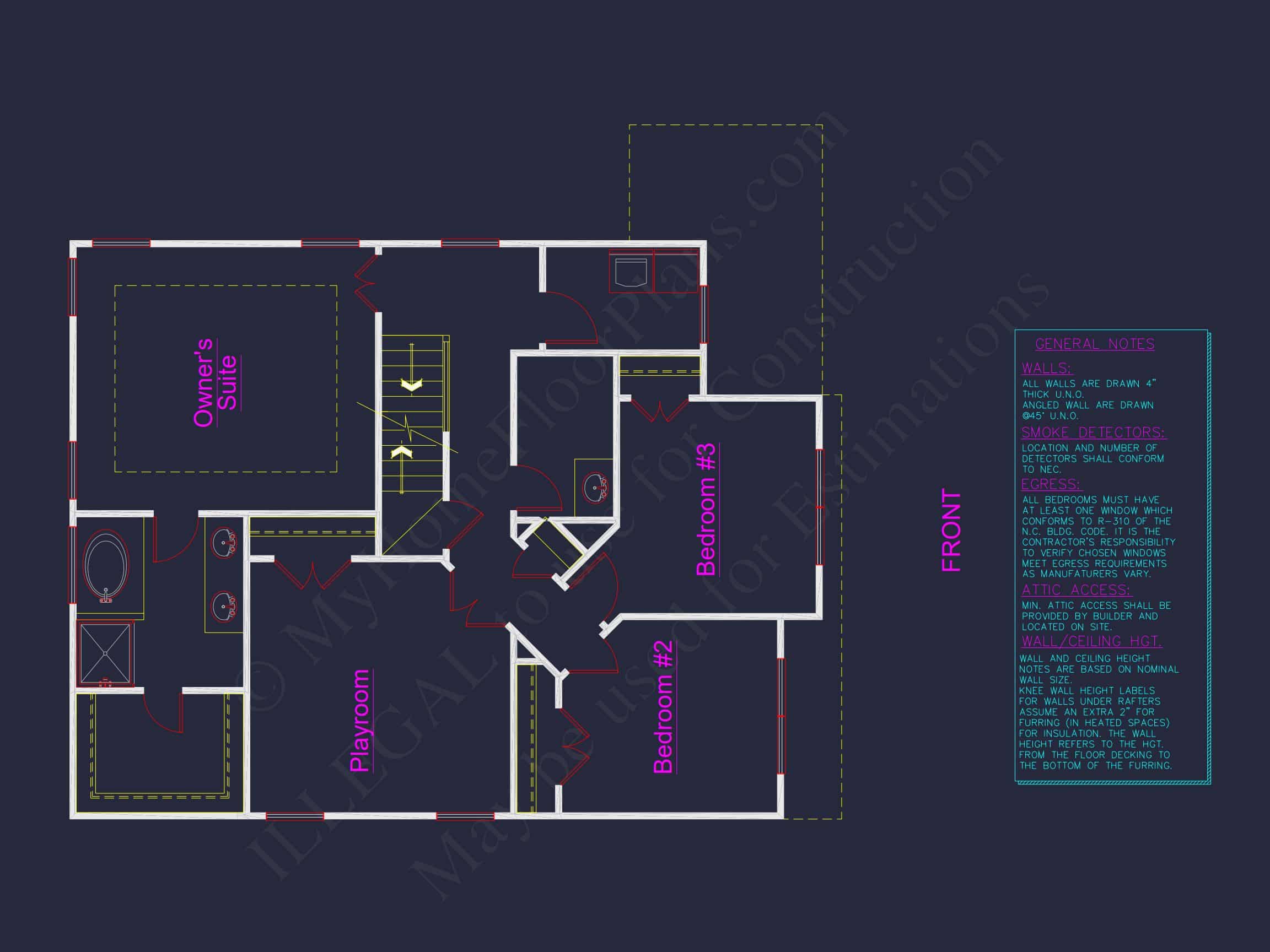Elegant house Plan with 2 Floors,CAD Designs & Blueprint