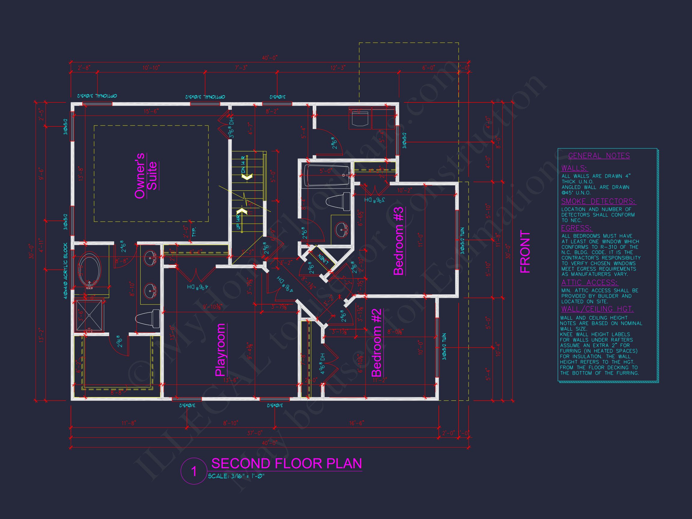 Elegant house Plan with 2 Floors,CAD Designs & Blueprint