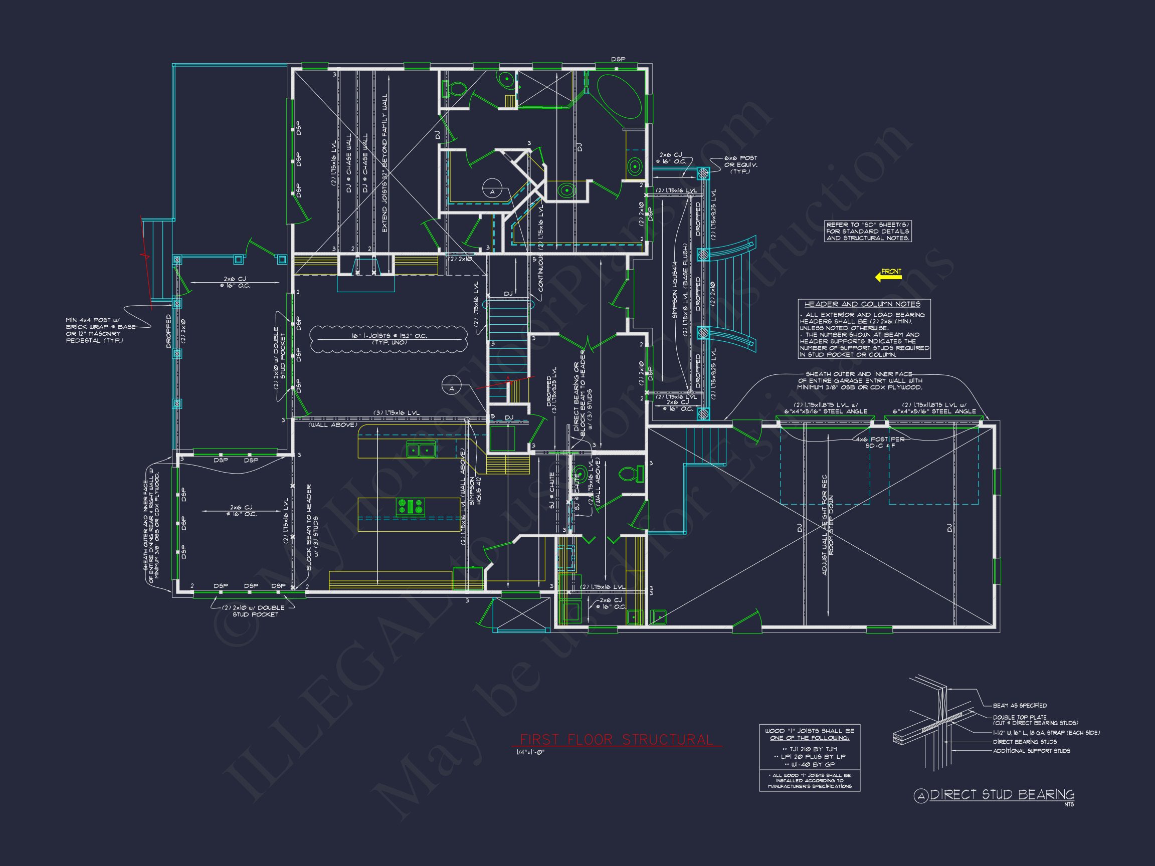 Elegant house Plan with 2 Stories and Colonial Farmhouse Style