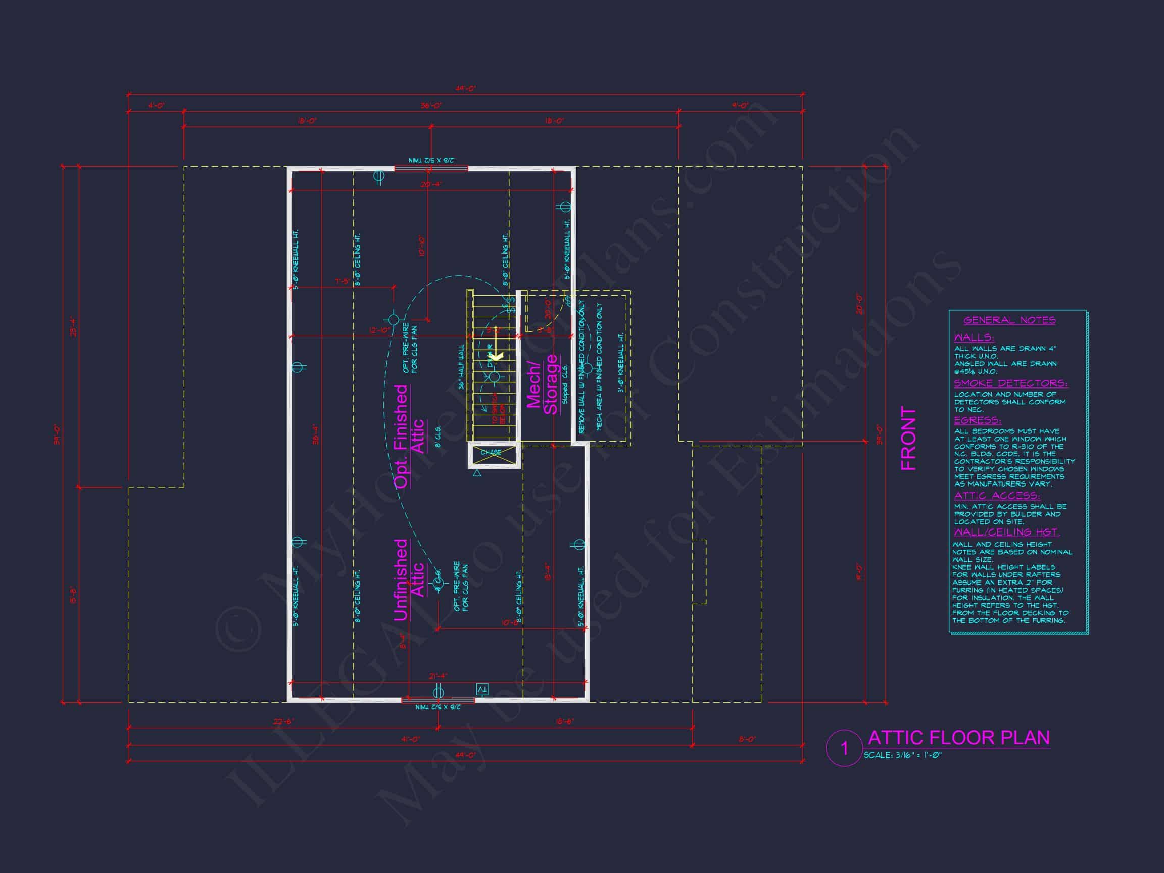 Elegant house Plan with 2-Story CAD Floor Designs and Blueprint