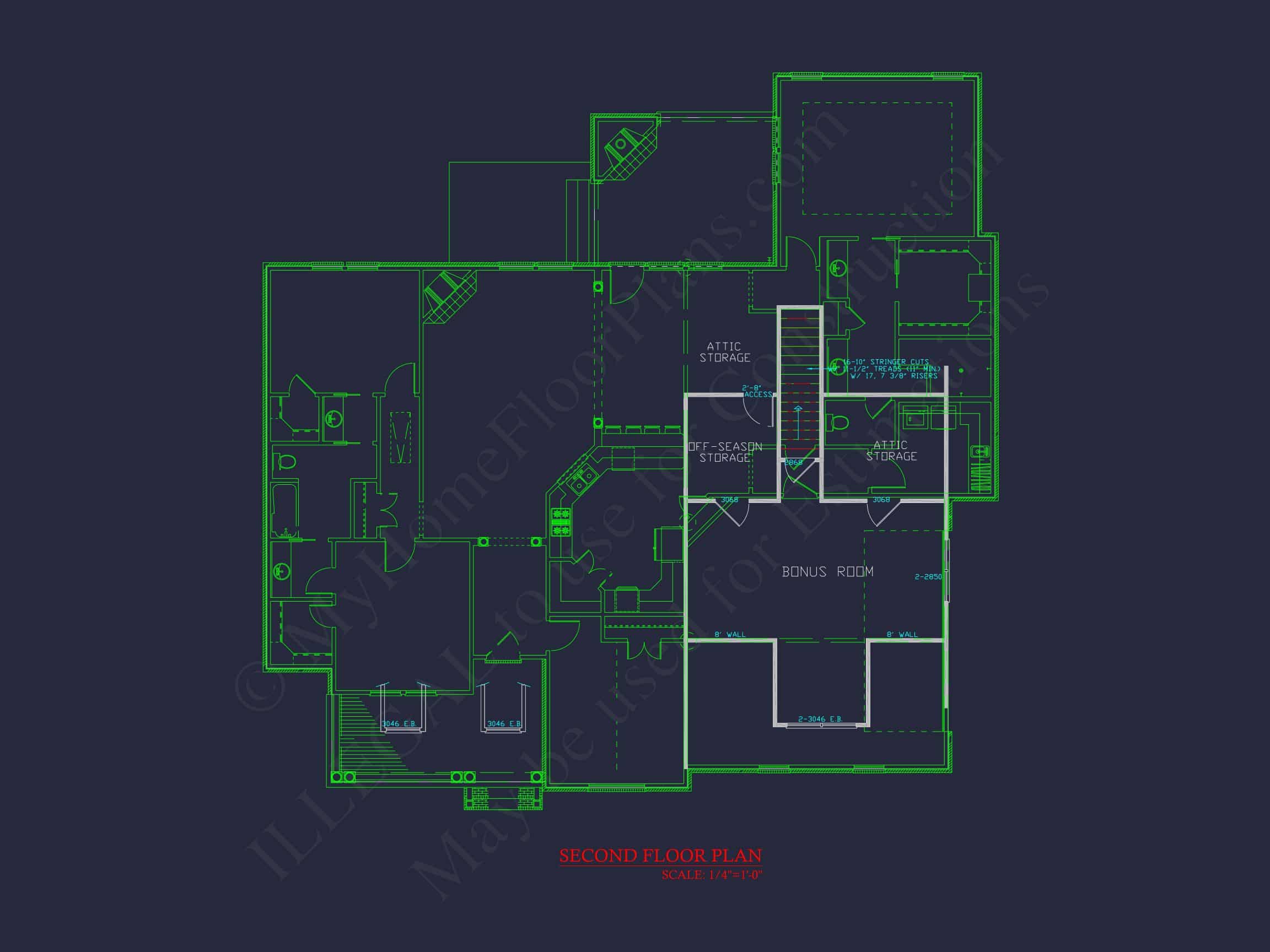 Elegant house Plan with 3 Bedrooms,Bonus Room & Spacious Design