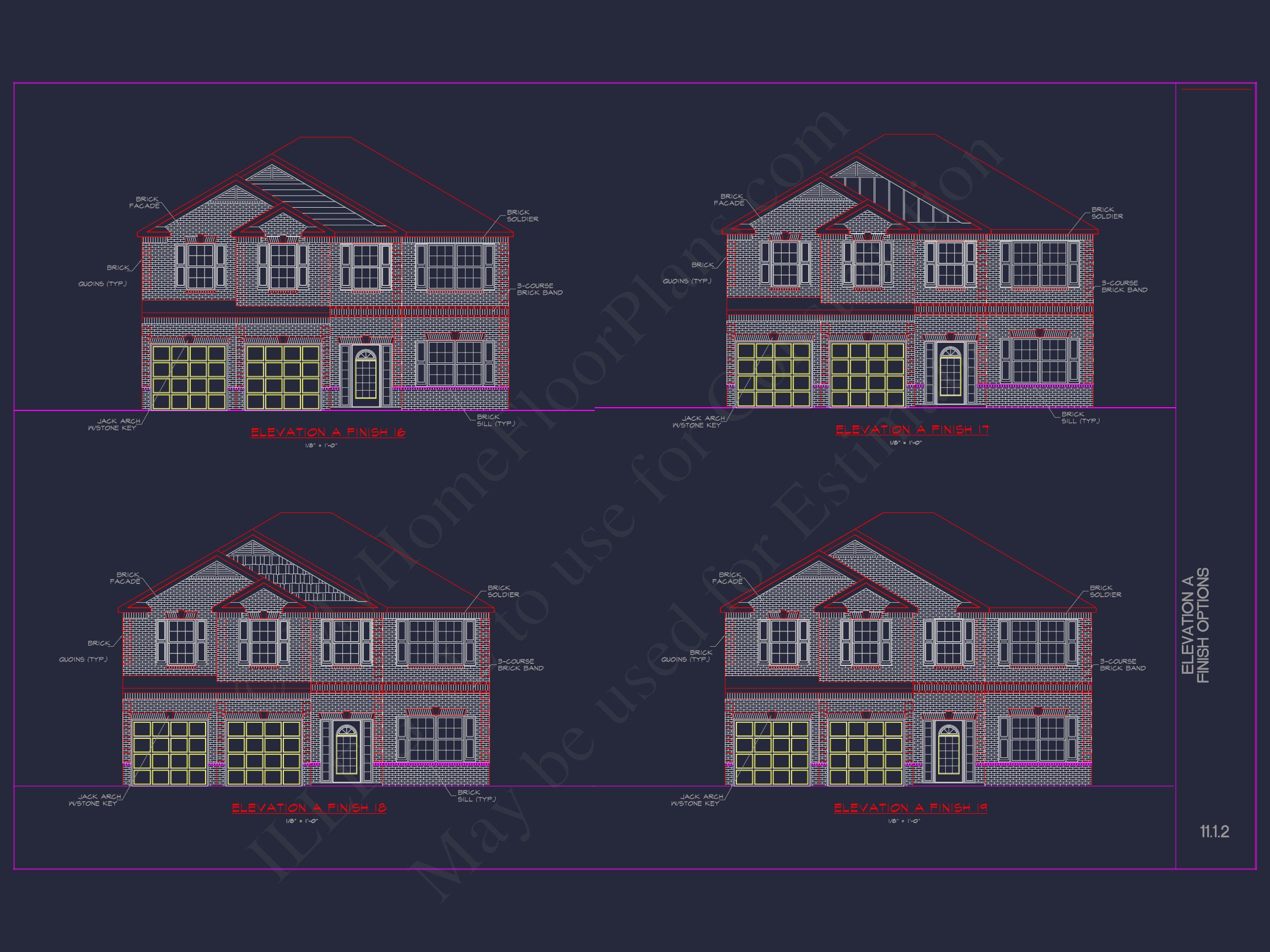 Elegant house Plan with CAD Blueprint and Modern Designs