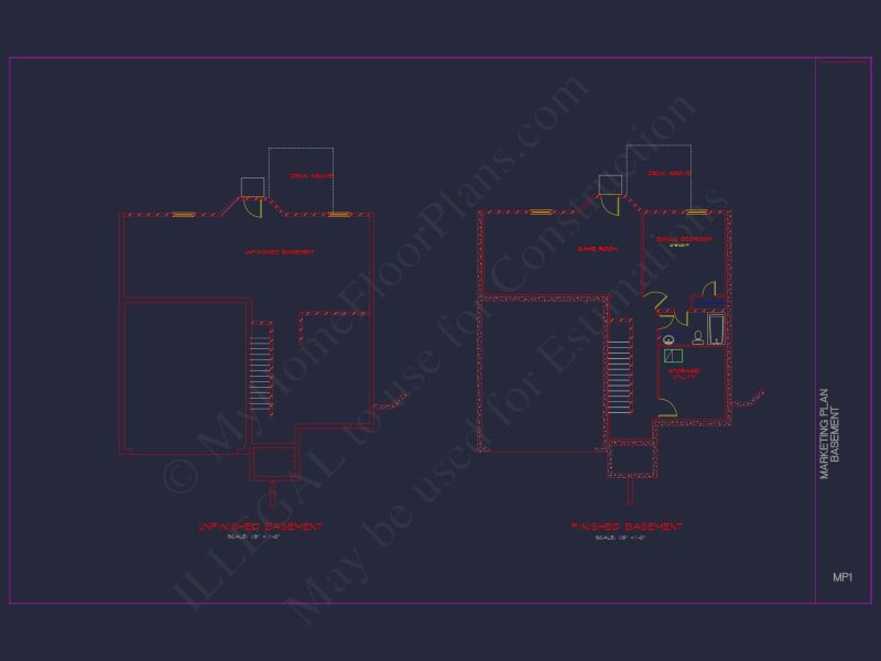 Elegant house Plan with CAD Blueprint and Modern Designs