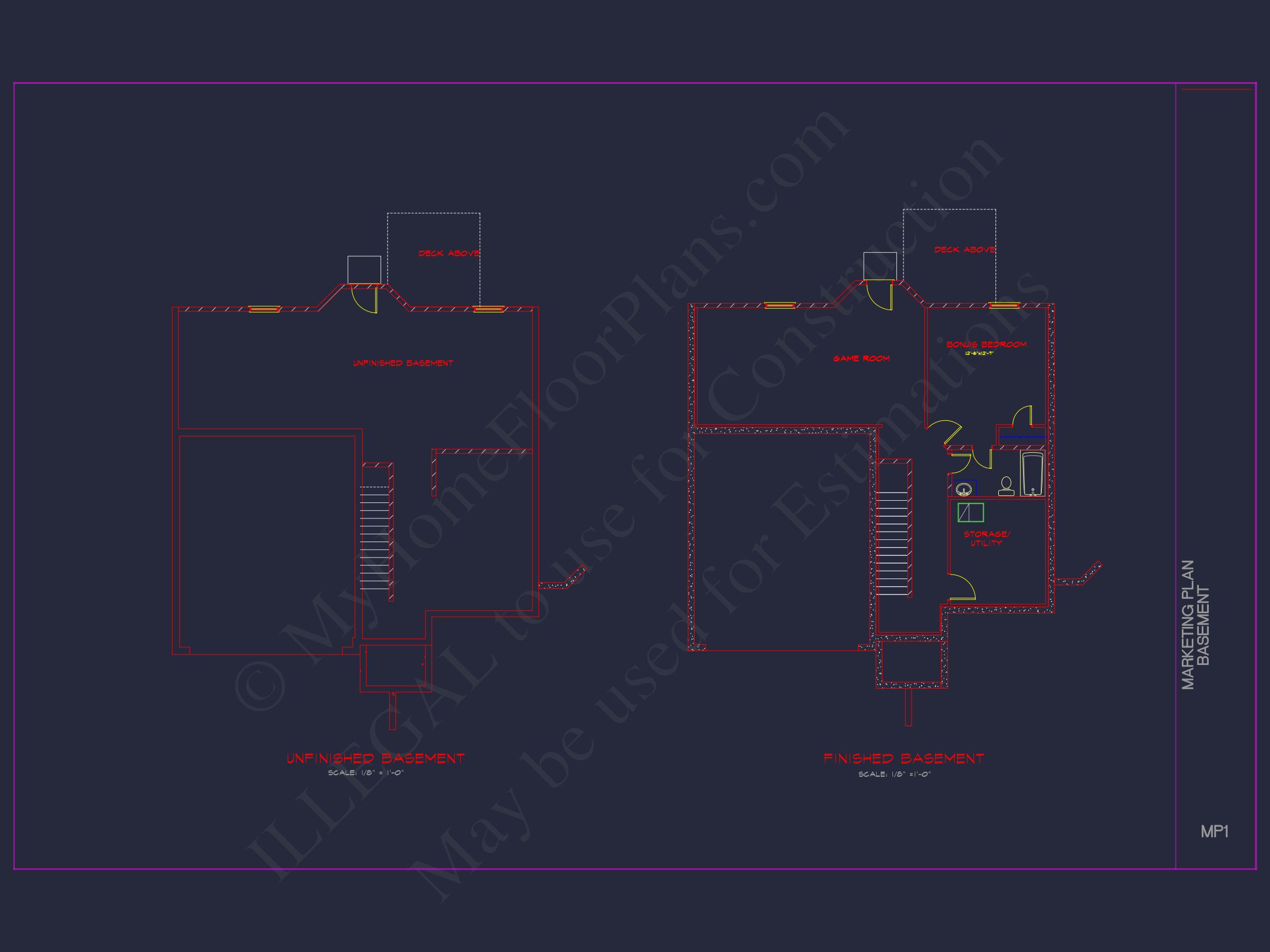 Elegant house Plan with CAD Blueprint and Modern Designs