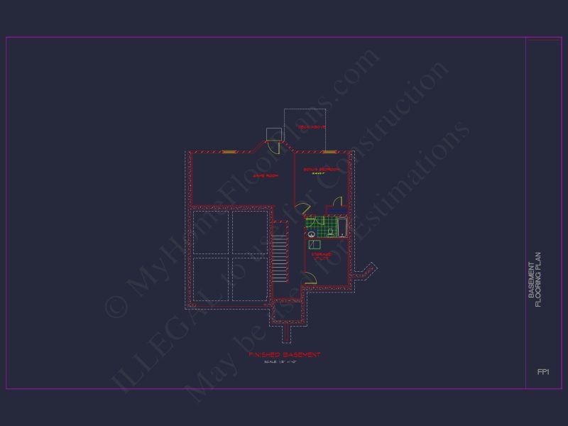 Elegant house Plan with CAD Blueprint and Modern Designs