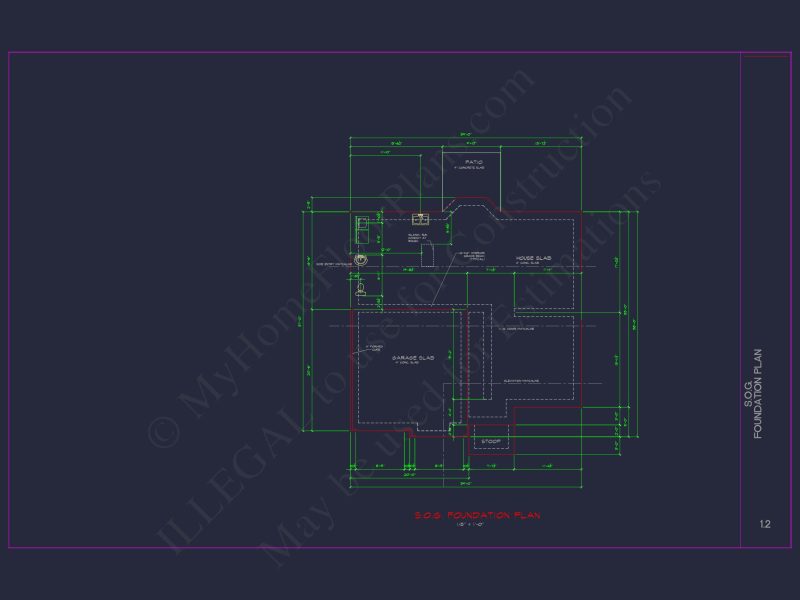 Elegant house Plan with CAD Blueprint and Modern Designs