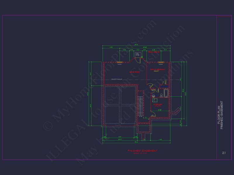 Elegant house Plan with CAD Blueprint and Modern Designs