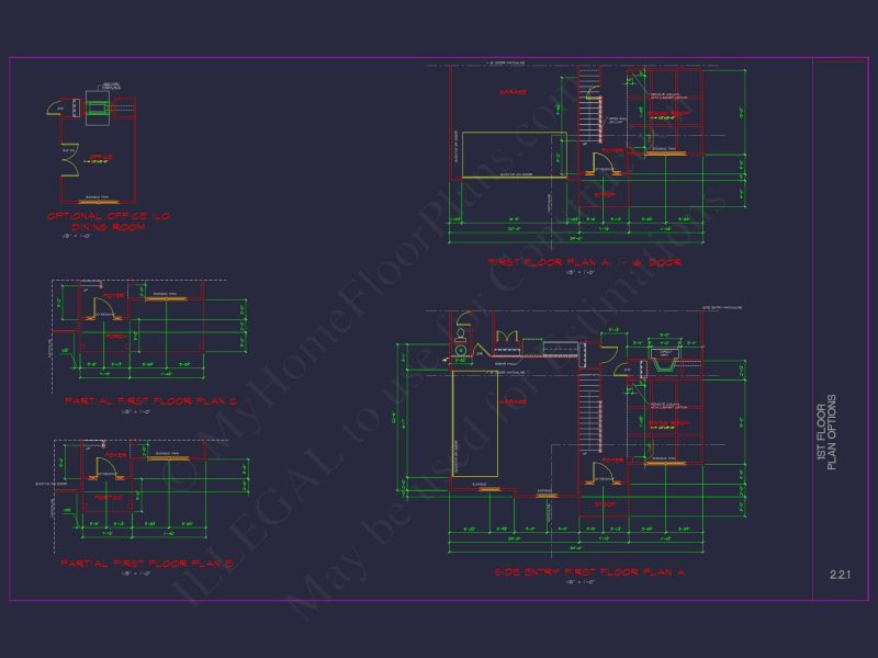 Elegant house Plan with CAD Blueprint and Modern Designs