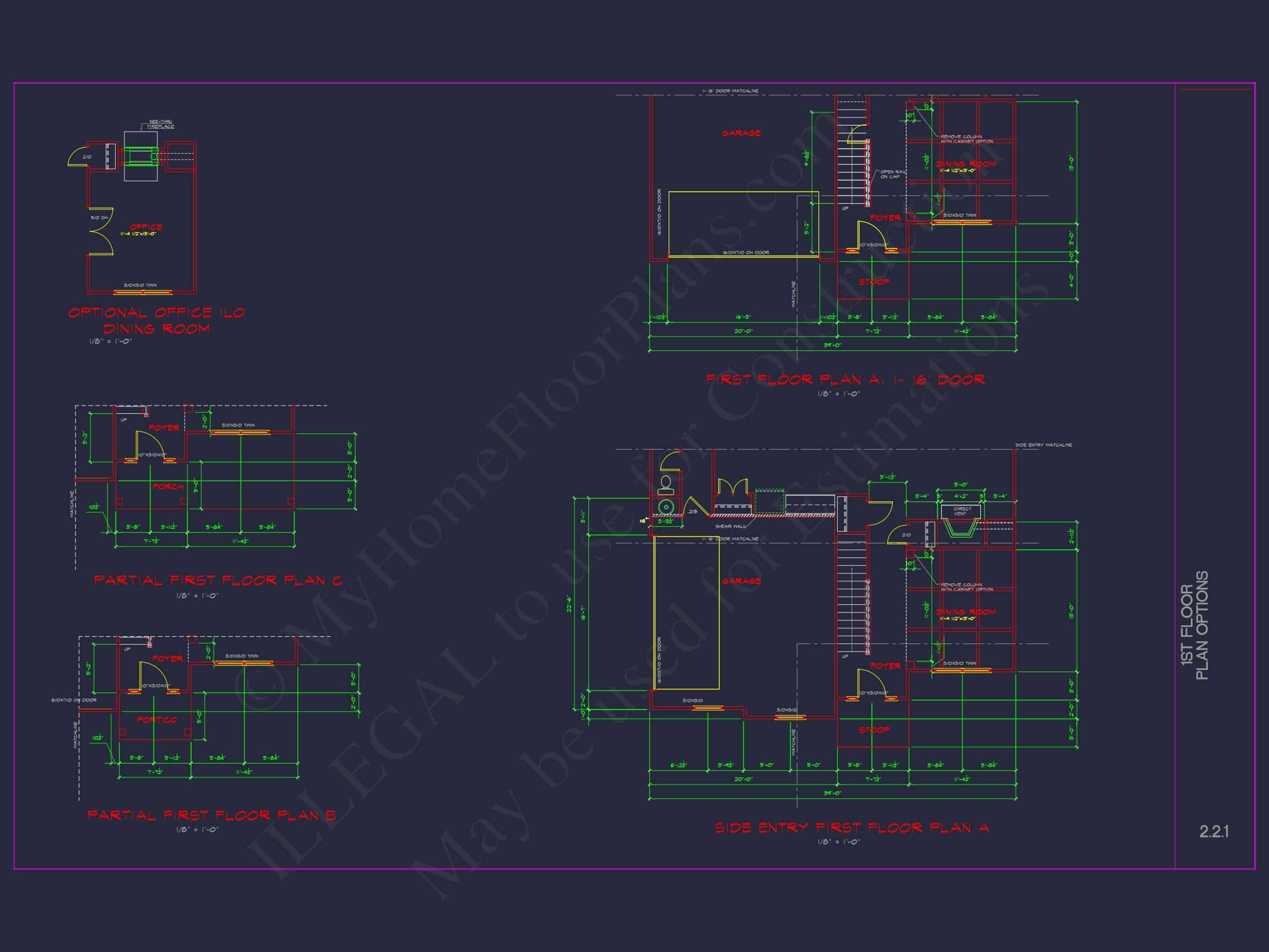 Elegant house Plan with CAD Blueprint and Modern Designs
