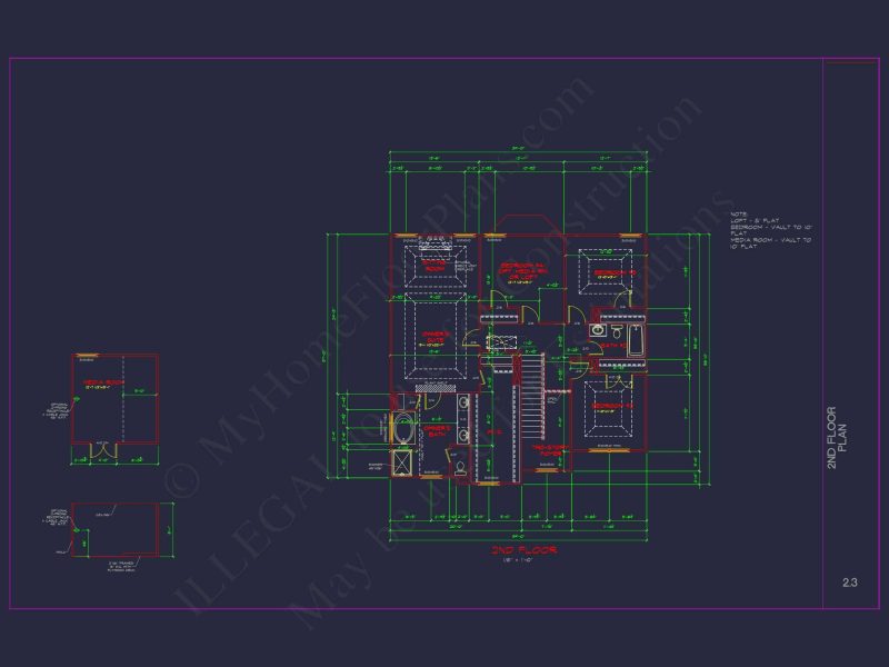 Elegant house Plan with CAD Blueprint and Modern Designs