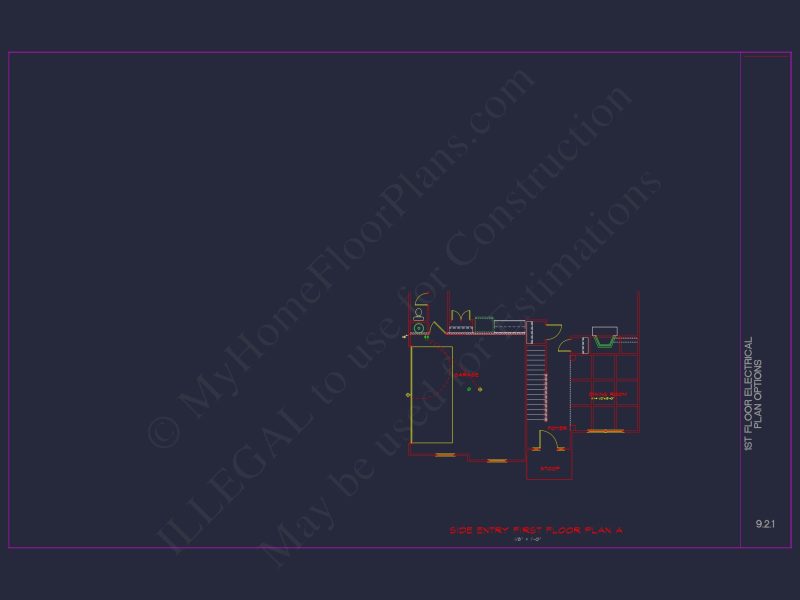 Elegant house Plan with CAD Blueprint and Modern Designs