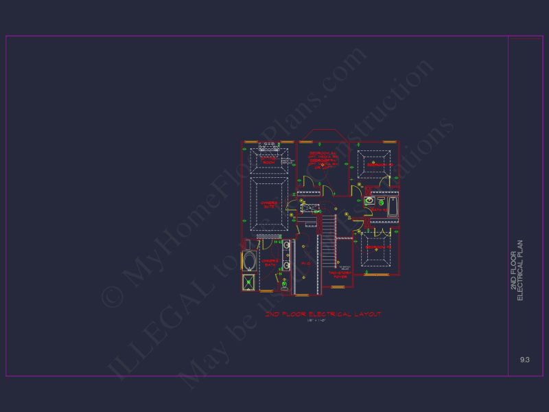 Elegant house Plan with CAD Blueprint and Modern Designs