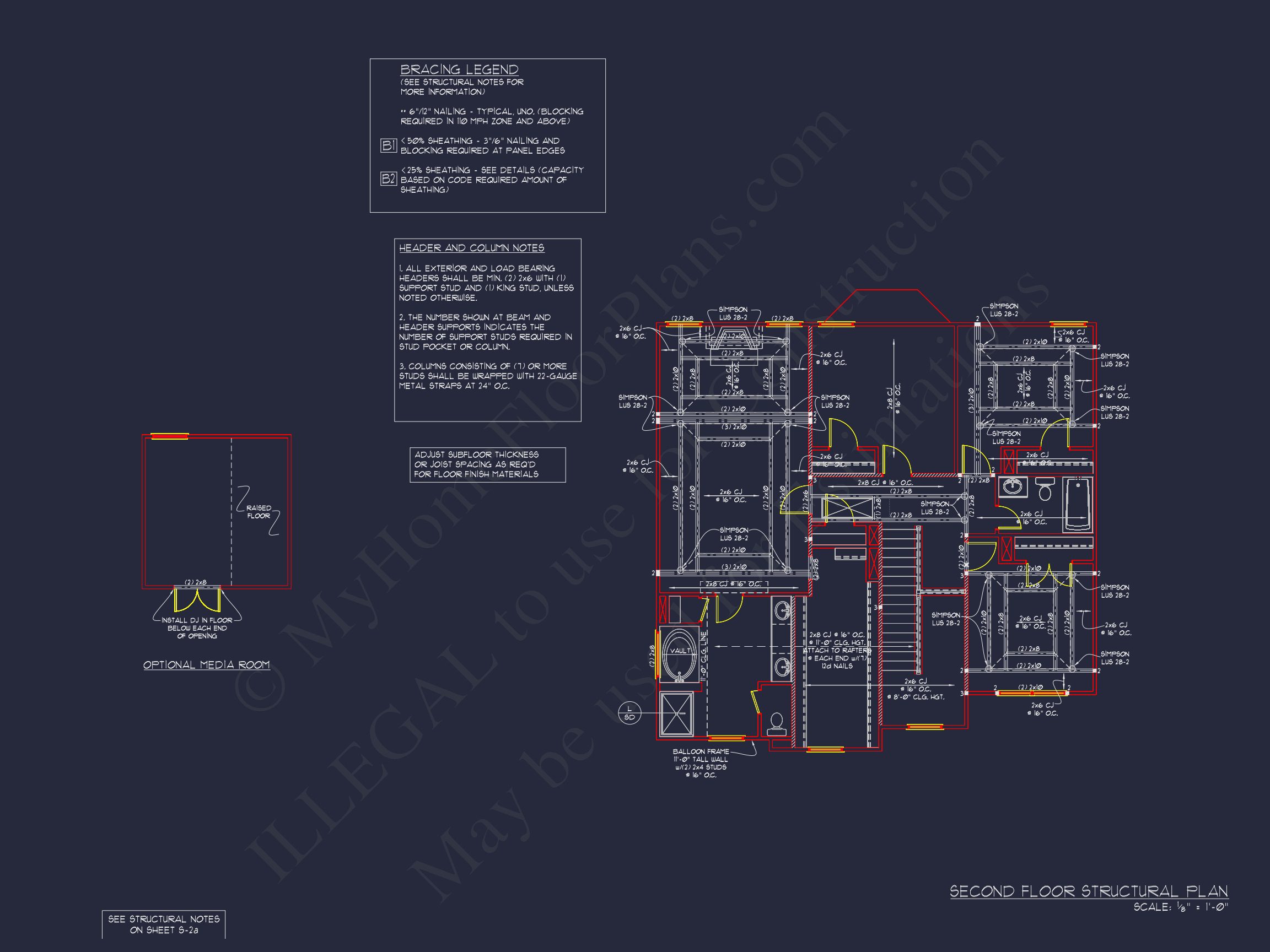Elegant house Plan with CAD Blueprint and Modern Designs