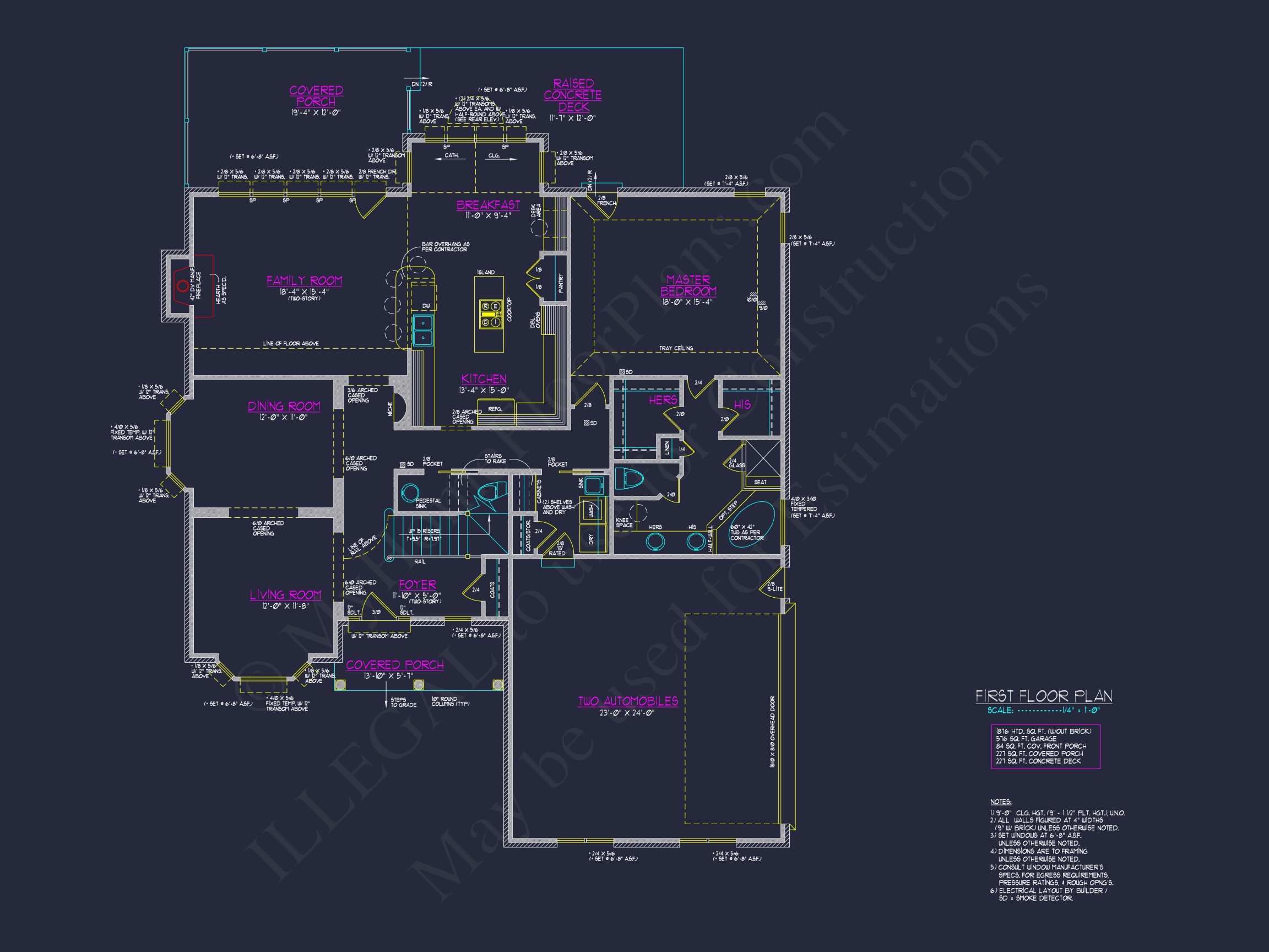 Elegant house Plan with CAD Blueprint & Modern Designs