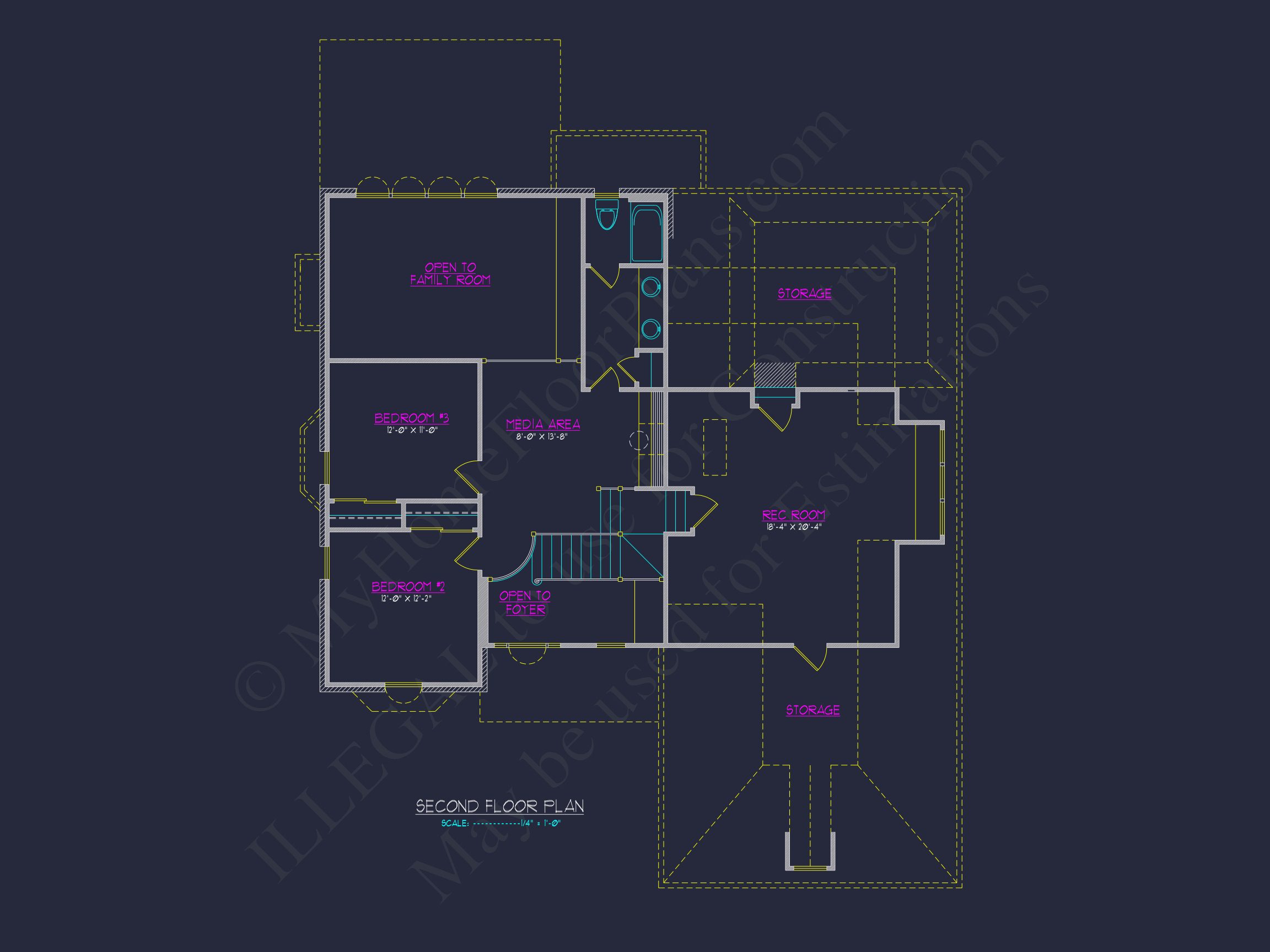 Elegant house Plan with CAD Blueprint & Modern Designs