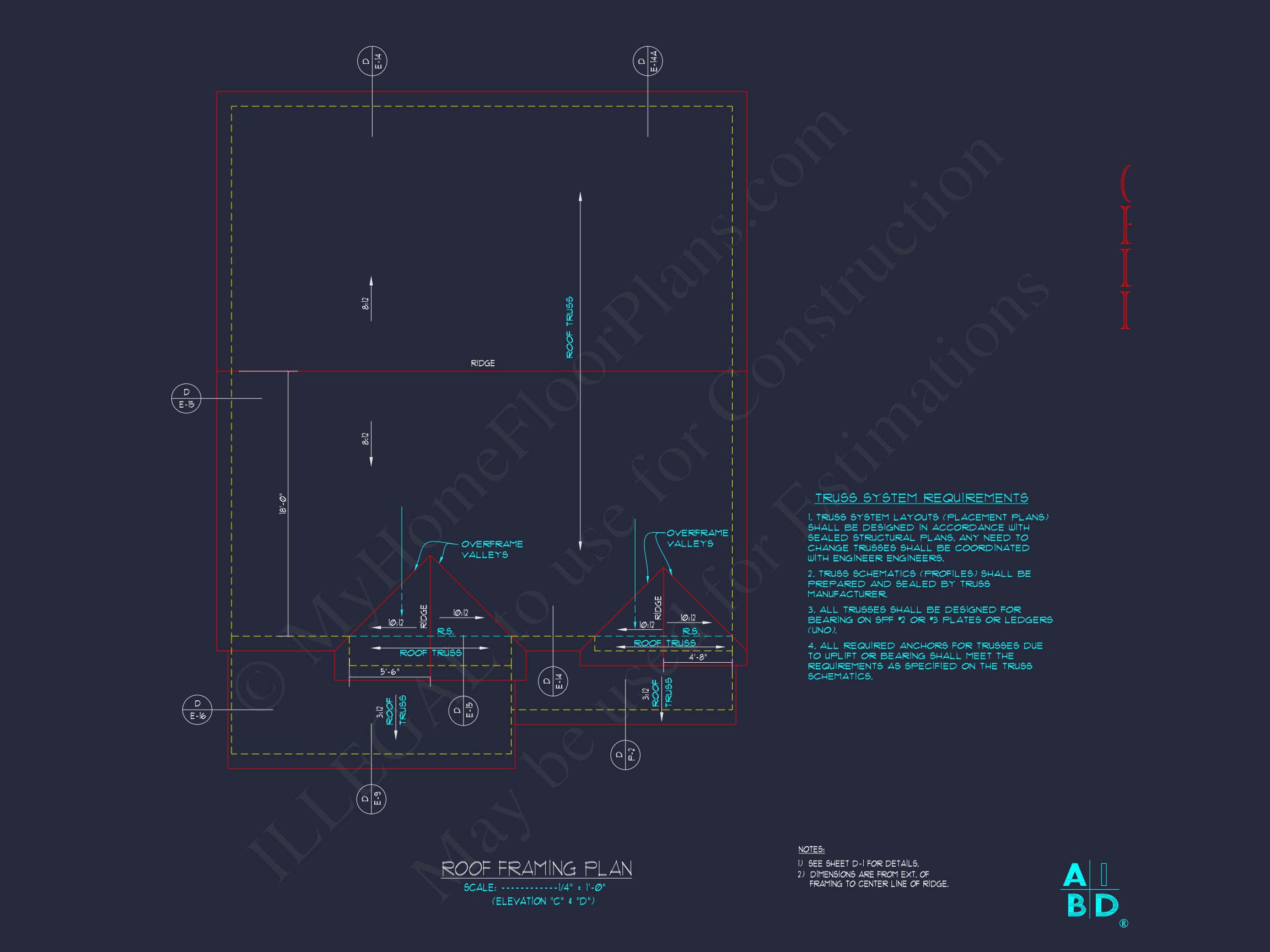 Elegant house Plan with CAD Design: 3 Bed,2.5 Bath Blueprint