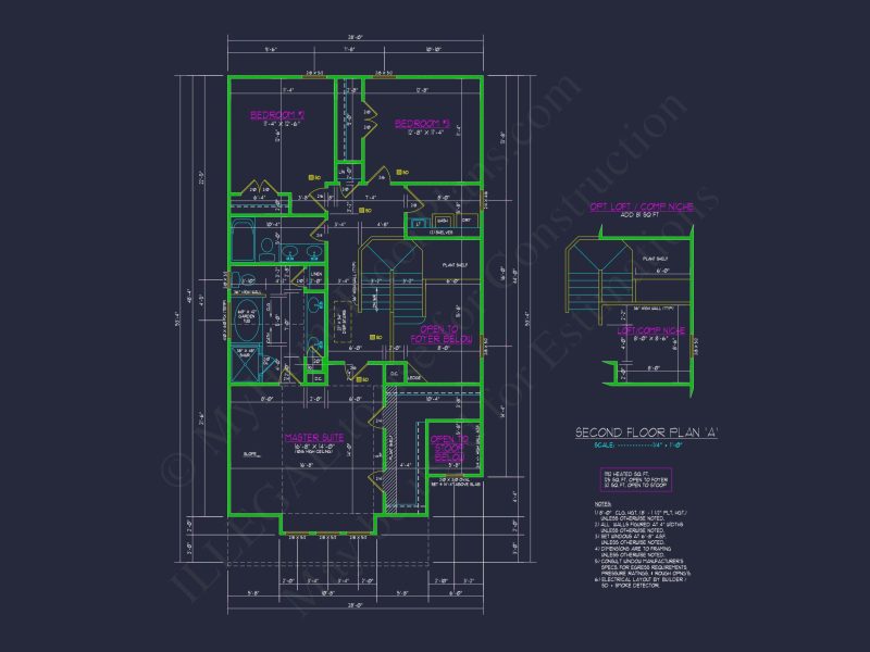 Elegant house Plan with Detailed CAD Blueprints and Designs
