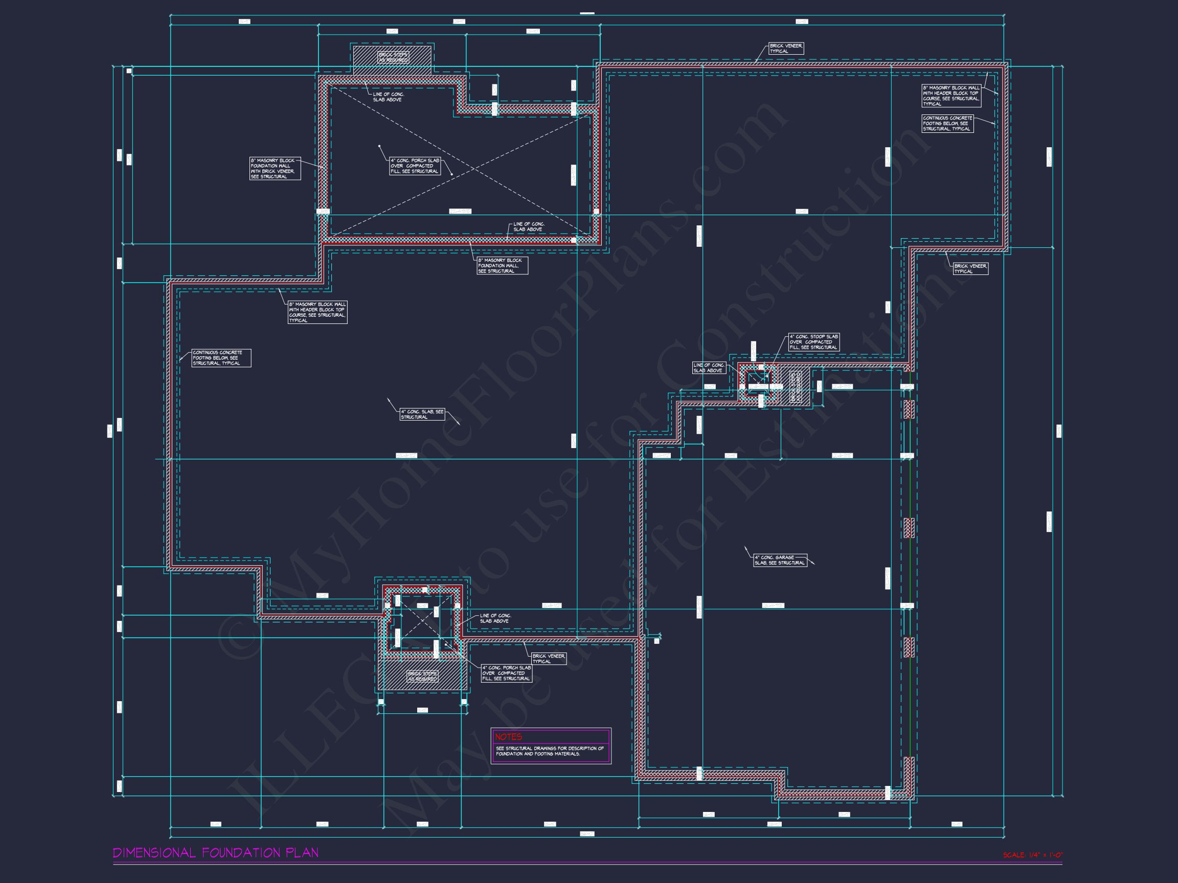 Elegant house Plan with Spacious Floor Plan and CAD Blueprint