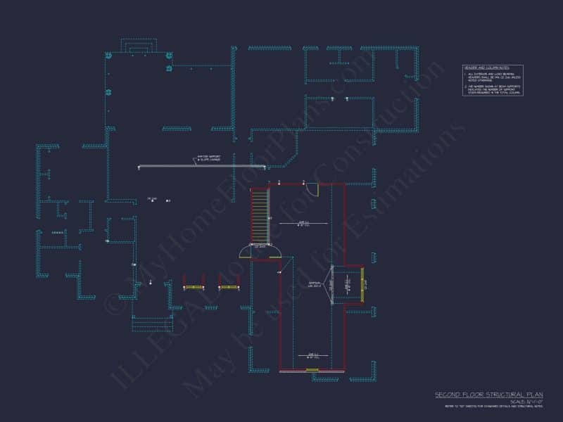 Elegant house Plan with Spacious Floor Plan and CAD Blueprint