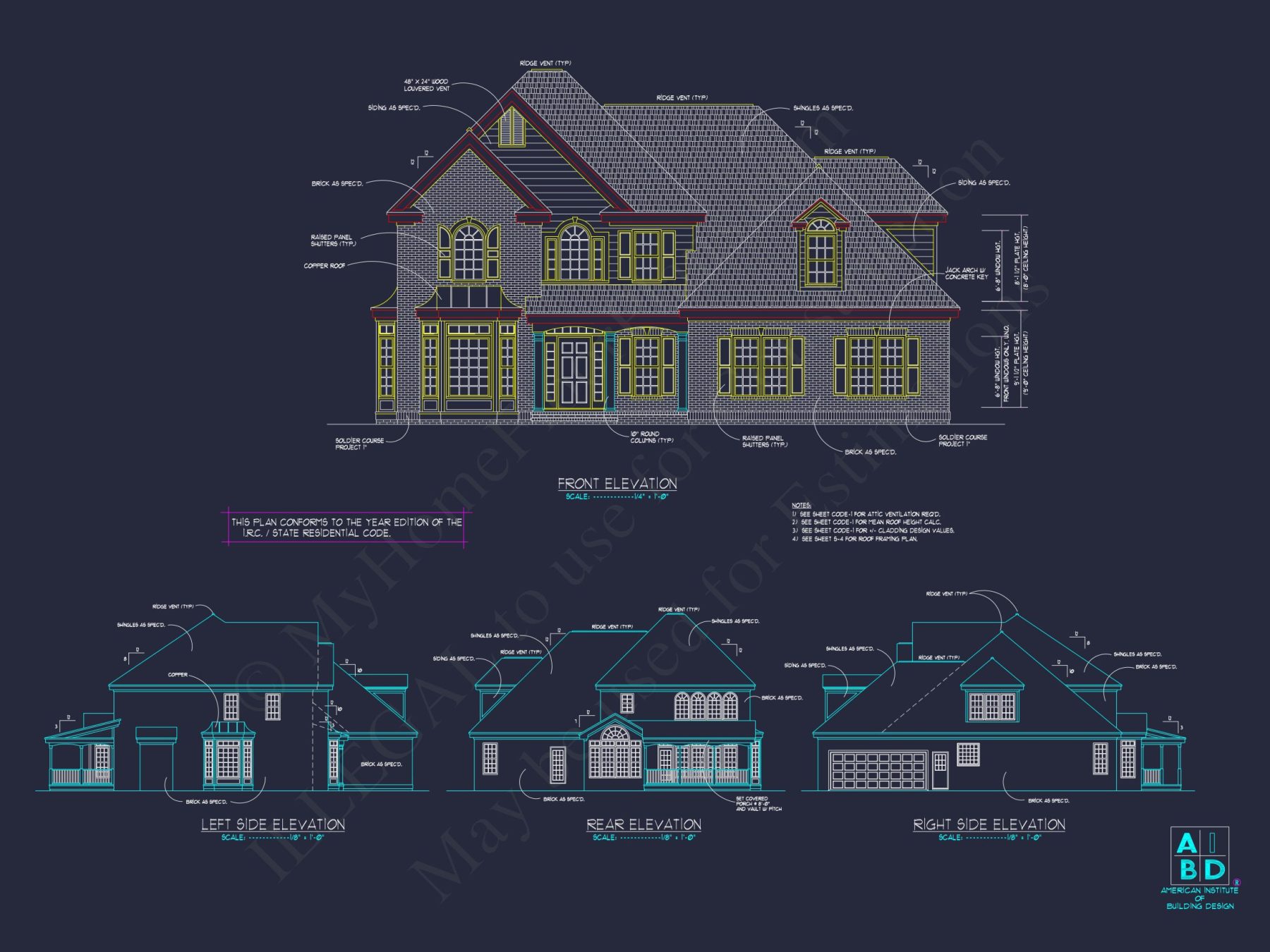Elegant house Plan with CAD Blueprint & Modern Designs