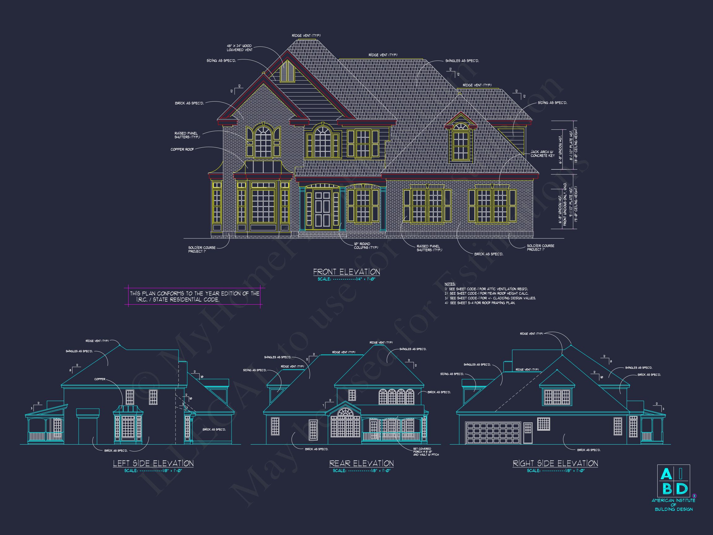 Elegant house Plan with CAD Blueprint & Modern Designs