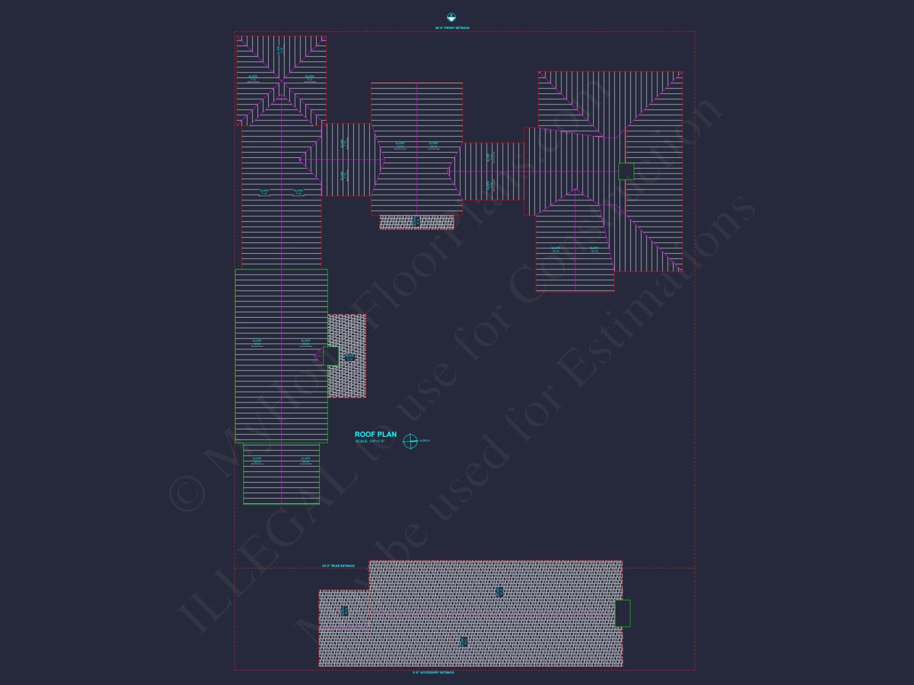 Elegant Southern house Plan with Detailed CAD Floor Designs
