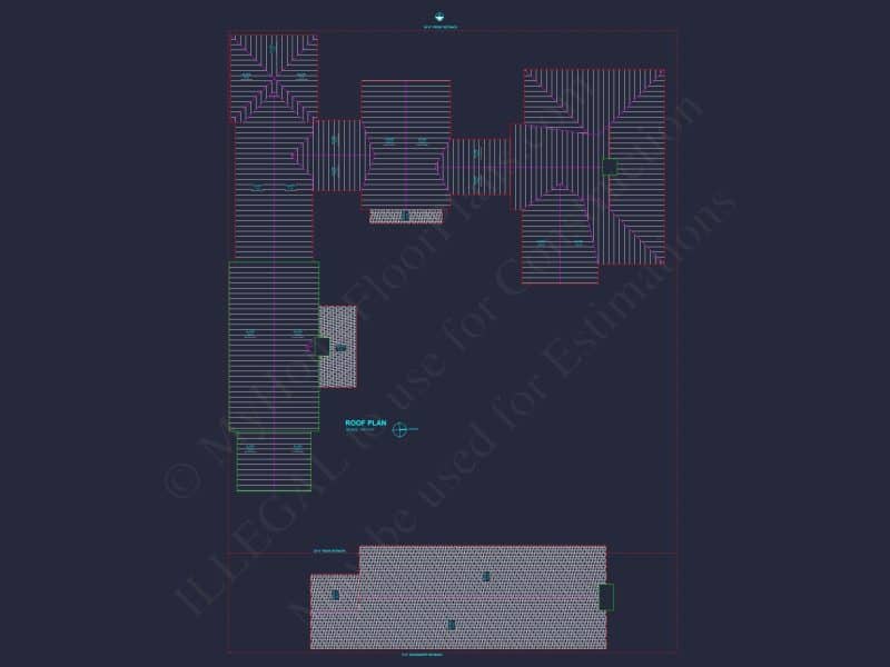 Elegant Southern house Plan with Detailed CAD Floor Designs