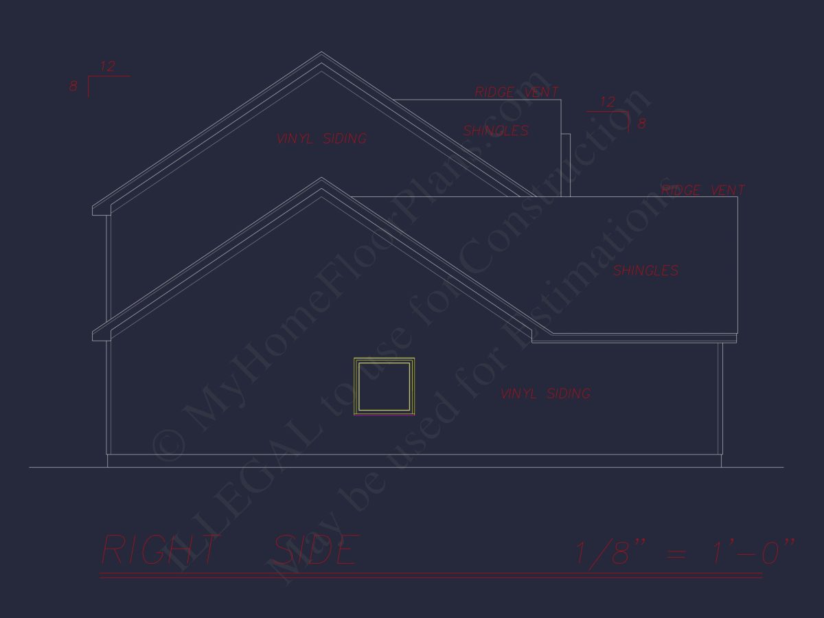 Elegant Two-Story house Plan with 4 Bedrooms & CAD Designs