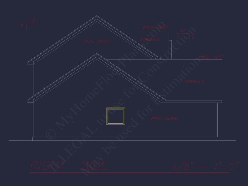 Elegant Two-Story house Plan with 4 Bedrooms & CAD Designs