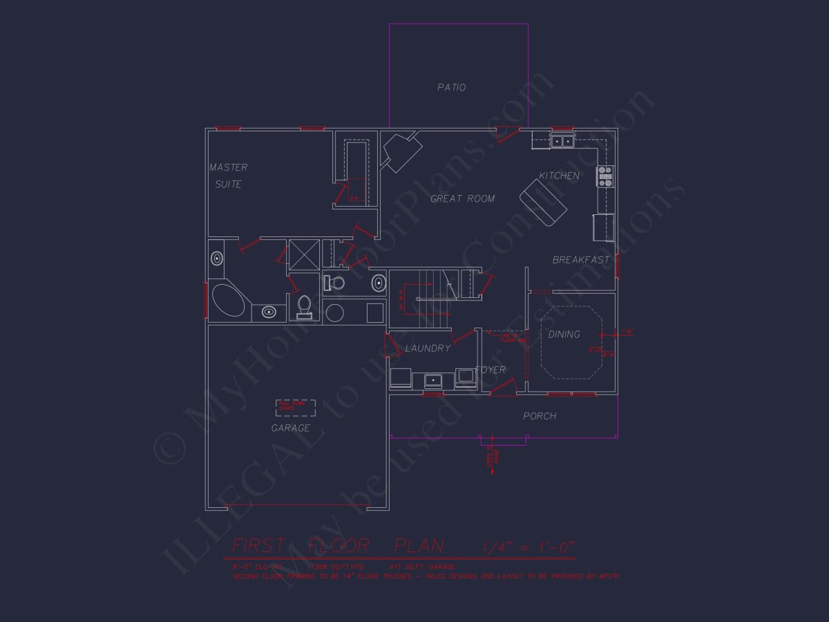 Elegant Two-Story house Plan with 4 Bedrooms & CAD Designs