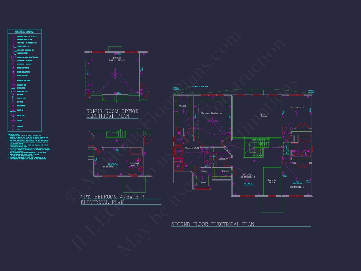 Elegant Two-Story house Plan with CAD Designs and Blueprints