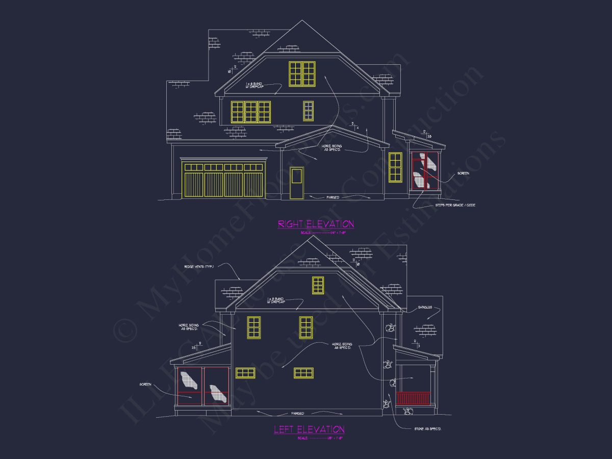 Elevate Living with a 3-Story house Blueprint